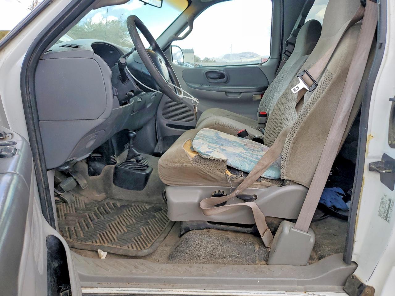 2000 Ford F150 White vin: 1FTRX18L5YKA37049