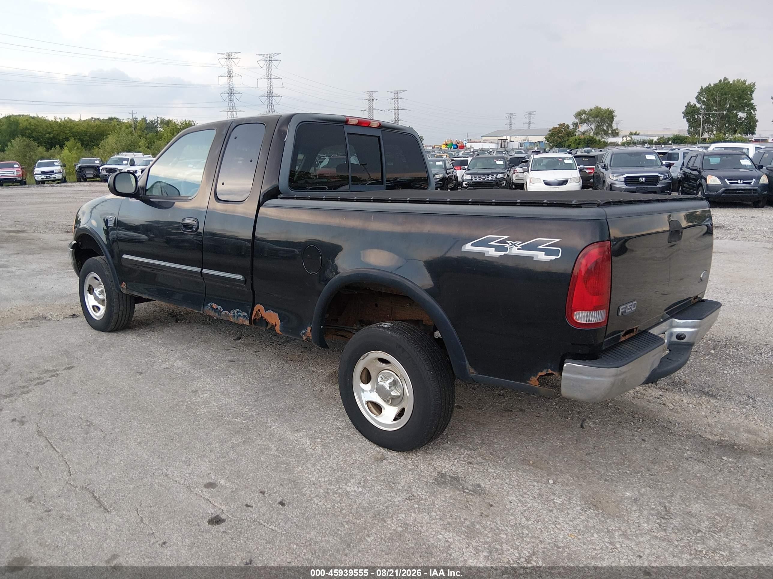 2002 Ford F150   Черный vin: 1FTRX18L62NA18094