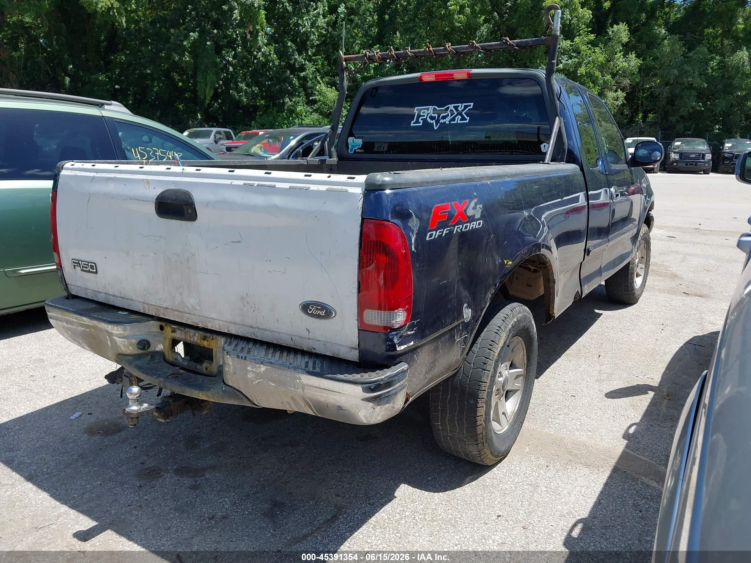 2002 Ford F-150 Lariat/xl/xlt Blue vin: 1FTRX18L62NB83160