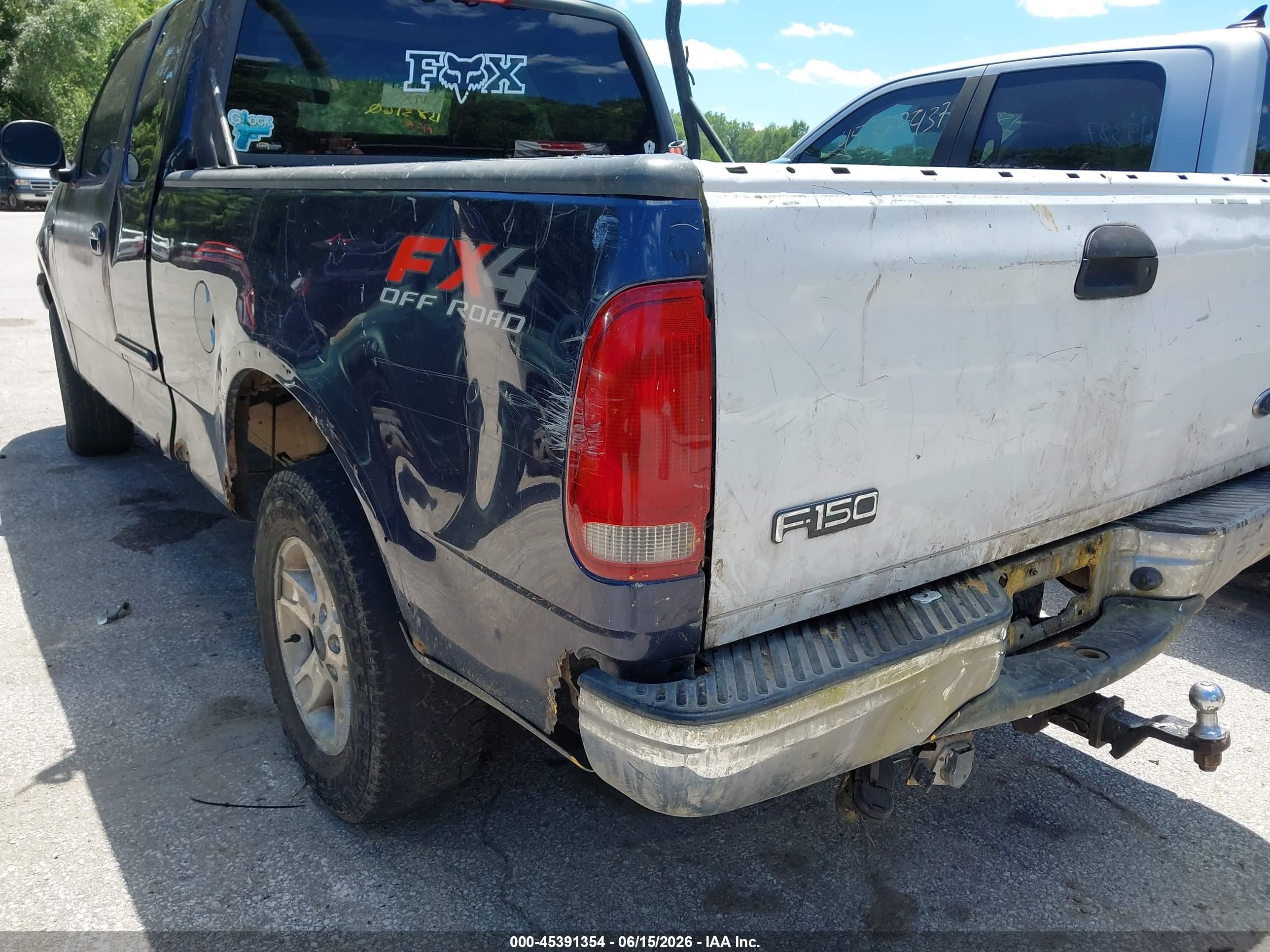 2002 Ford F-150 Lariat/xl/xlt Blue vin: 1FTRX18L62NB83160