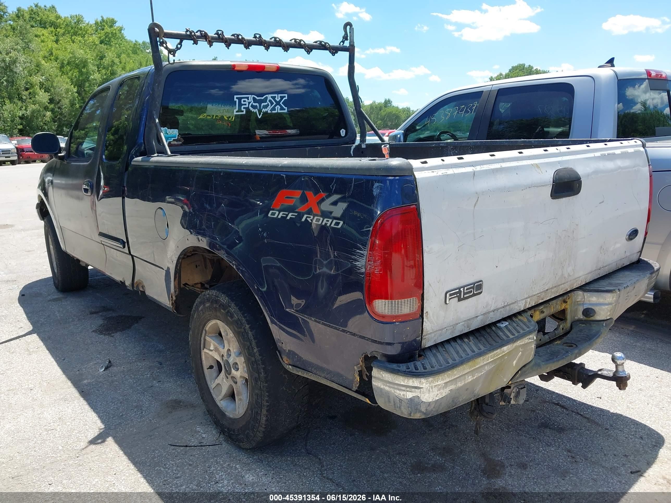 2002 Ford F-150 Lariat/xl/xlt Blue vin: 1FTRX18L62NB83160