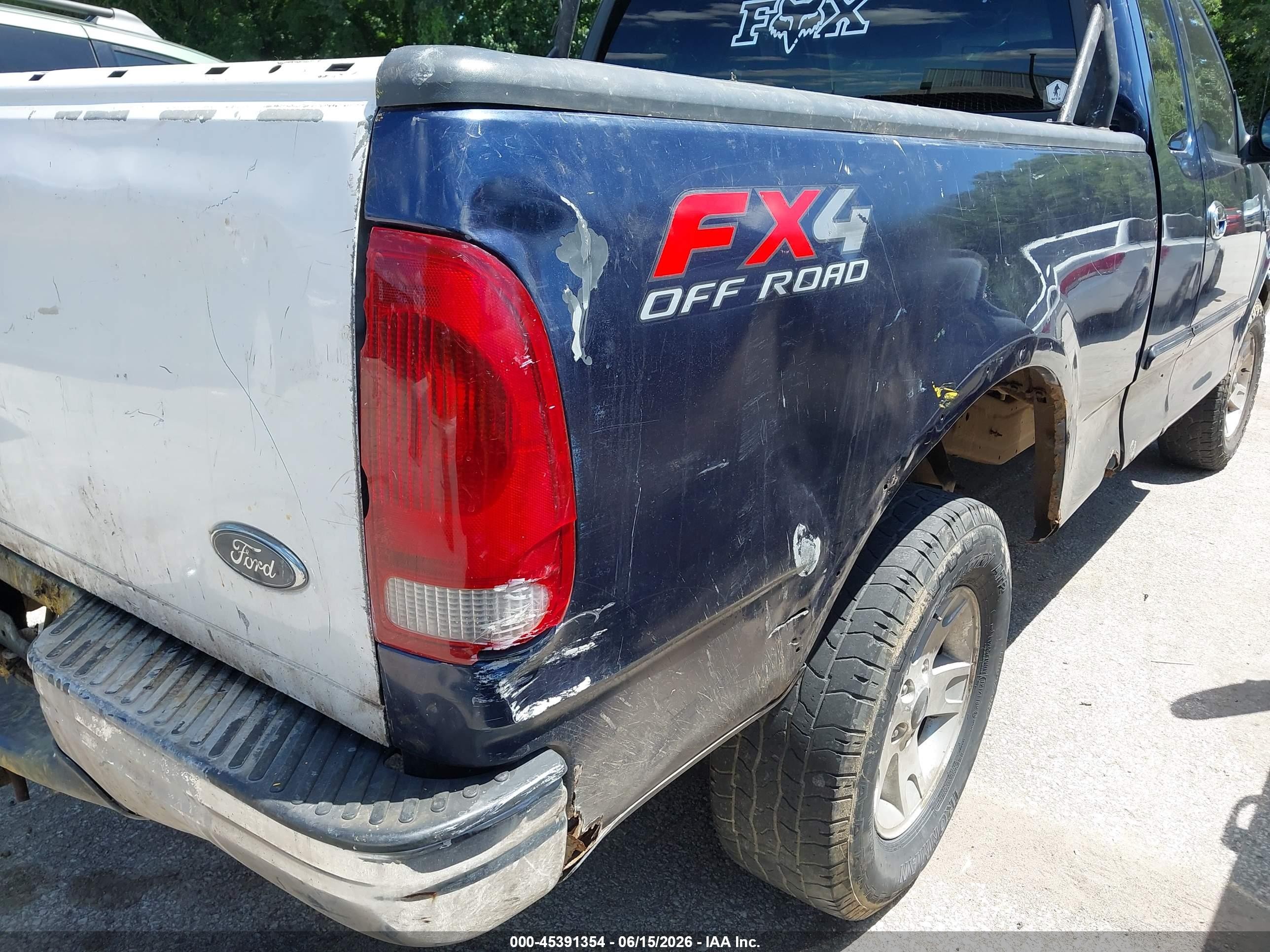 2002 Ford F-150 Lariat/xl/xlt Blue vin: 1FTRX18L62NB83160