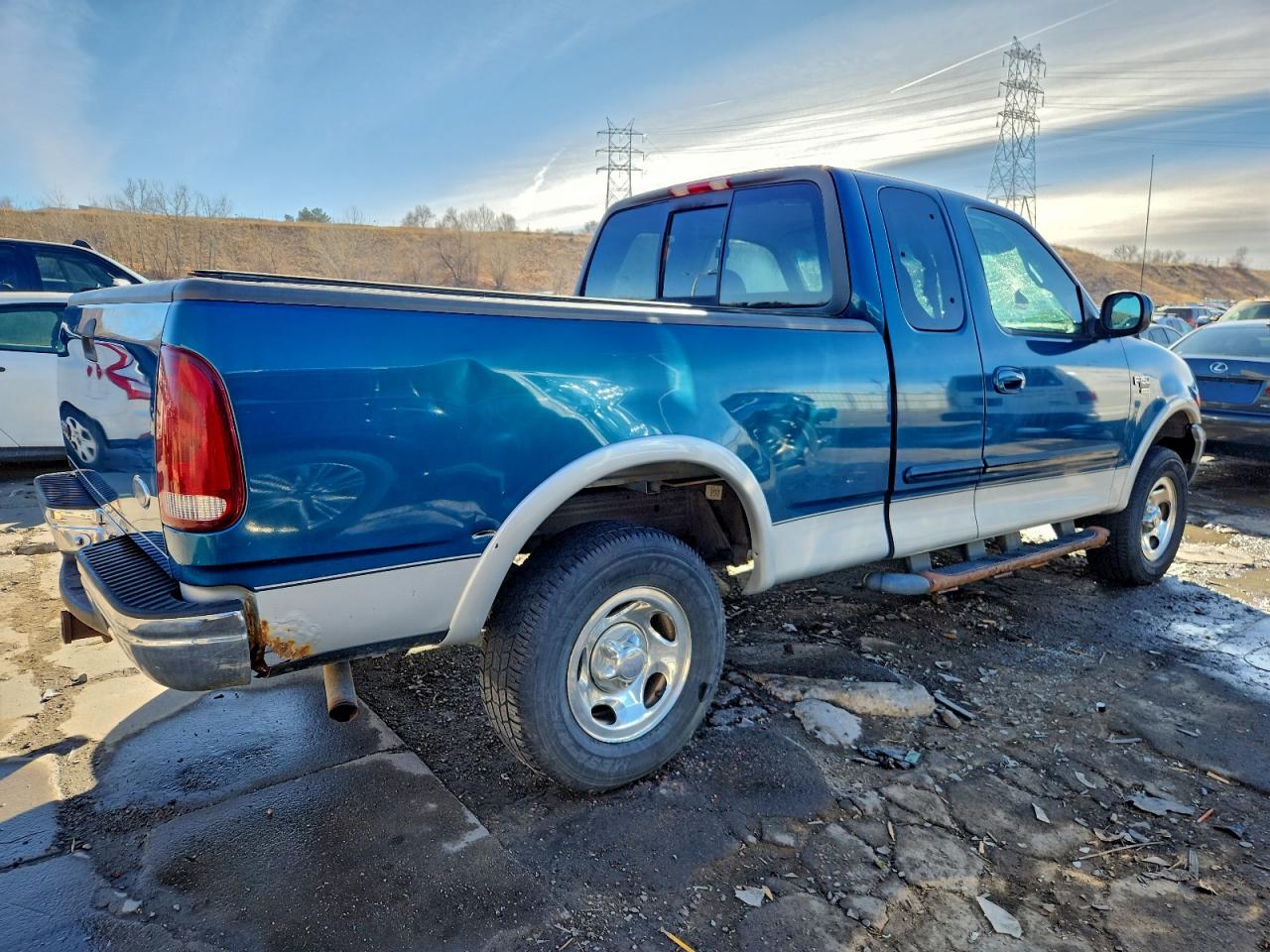 1999 Ford F150 Teal vin: 1FTRX18L6XKC13976