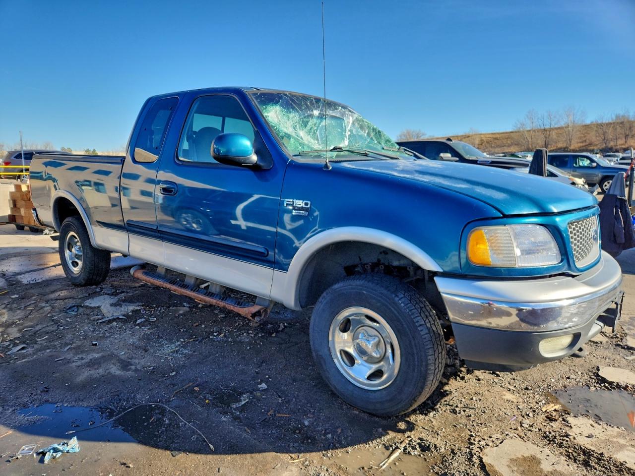 1999 Ford F150 Teal vin: 1FTRX18L6XKC13976