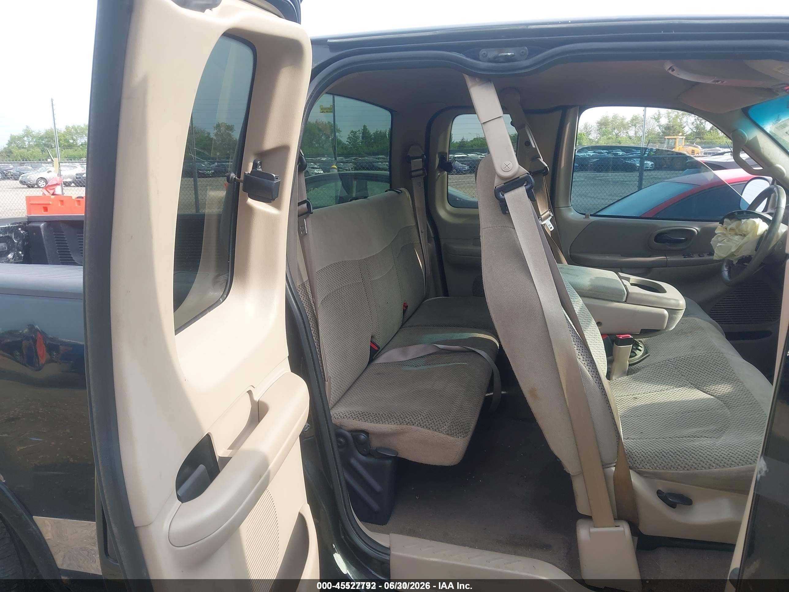 2001 Ford F-150 Lariat/xl/xlt Black vin: 1FTRX18L71NA09385