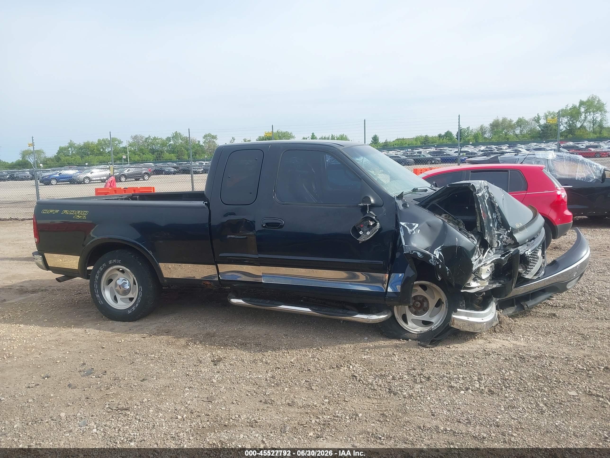 2001 Ford F-150 Lariat/xl/xlt Black vin: 1FTRX18L71NA09385