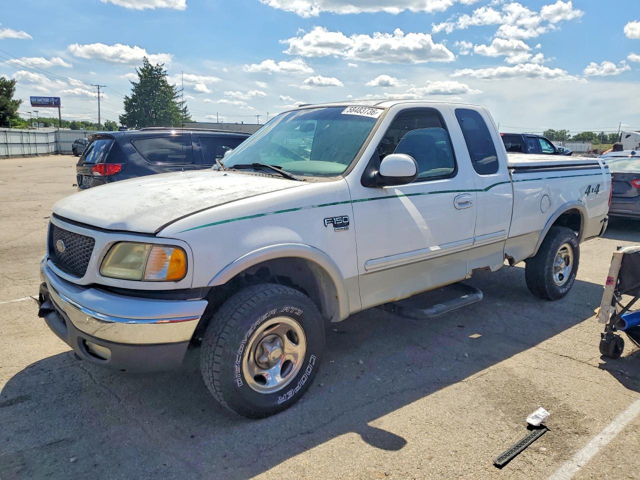 2001 Ford F150 White vin: 1FTRX18L71NB54751