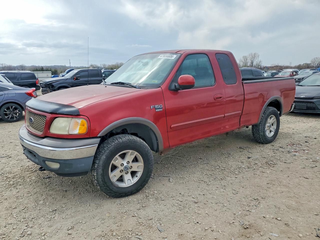 2002 Ford F150 Red vin: 1FTRX18L72NB68649