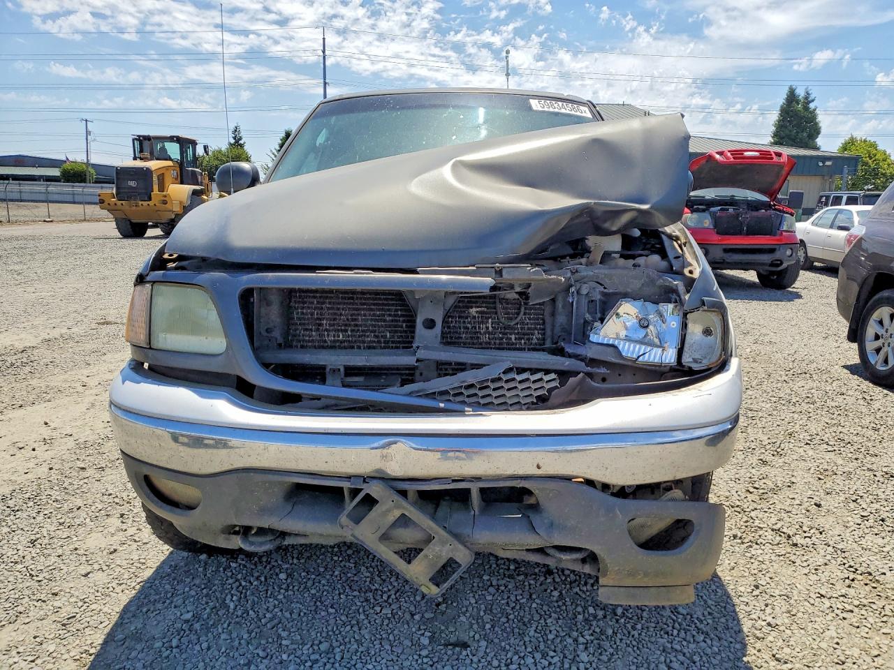 2002 Ford F150 Серый vin: 1FTRX18L72NB90599