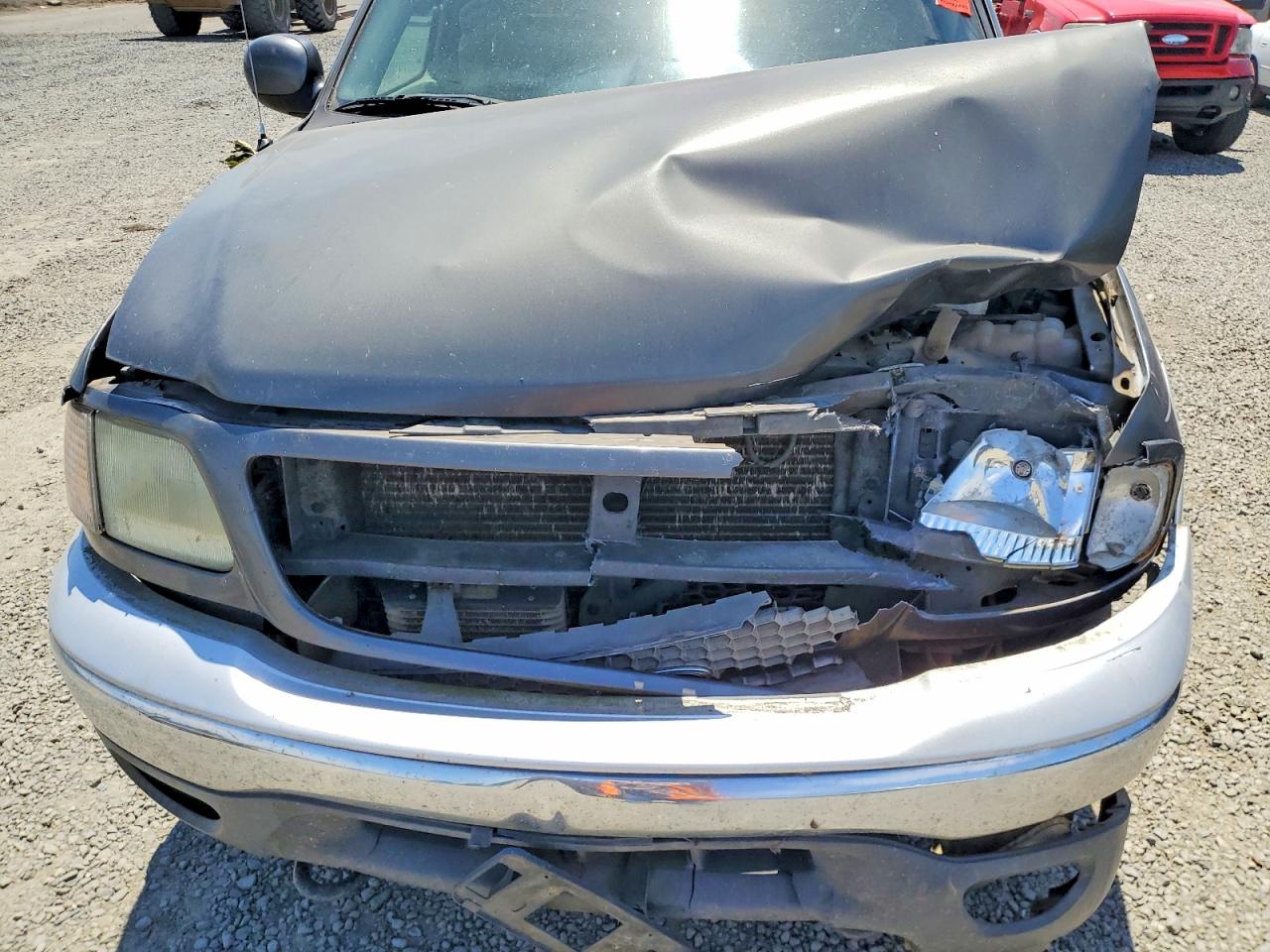 2002 Ford F150 Серый vin: 1FTRX18L72NB90599