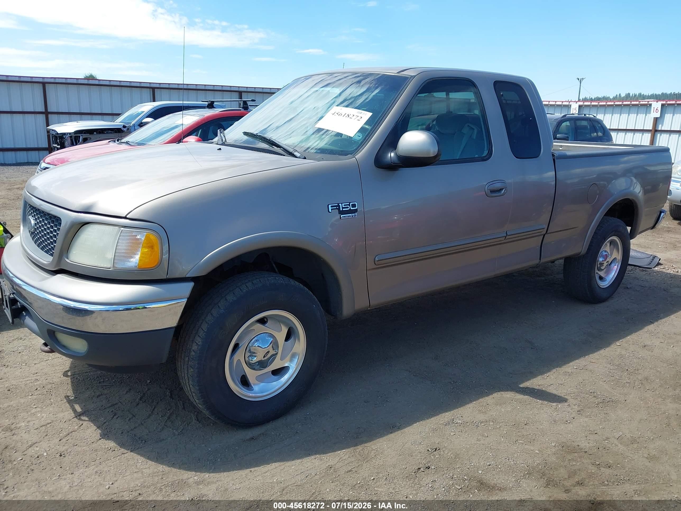 2001 Ford F-150 Lariat/xl/xlt Коричневый vin: 1FTRX18L81KF81163