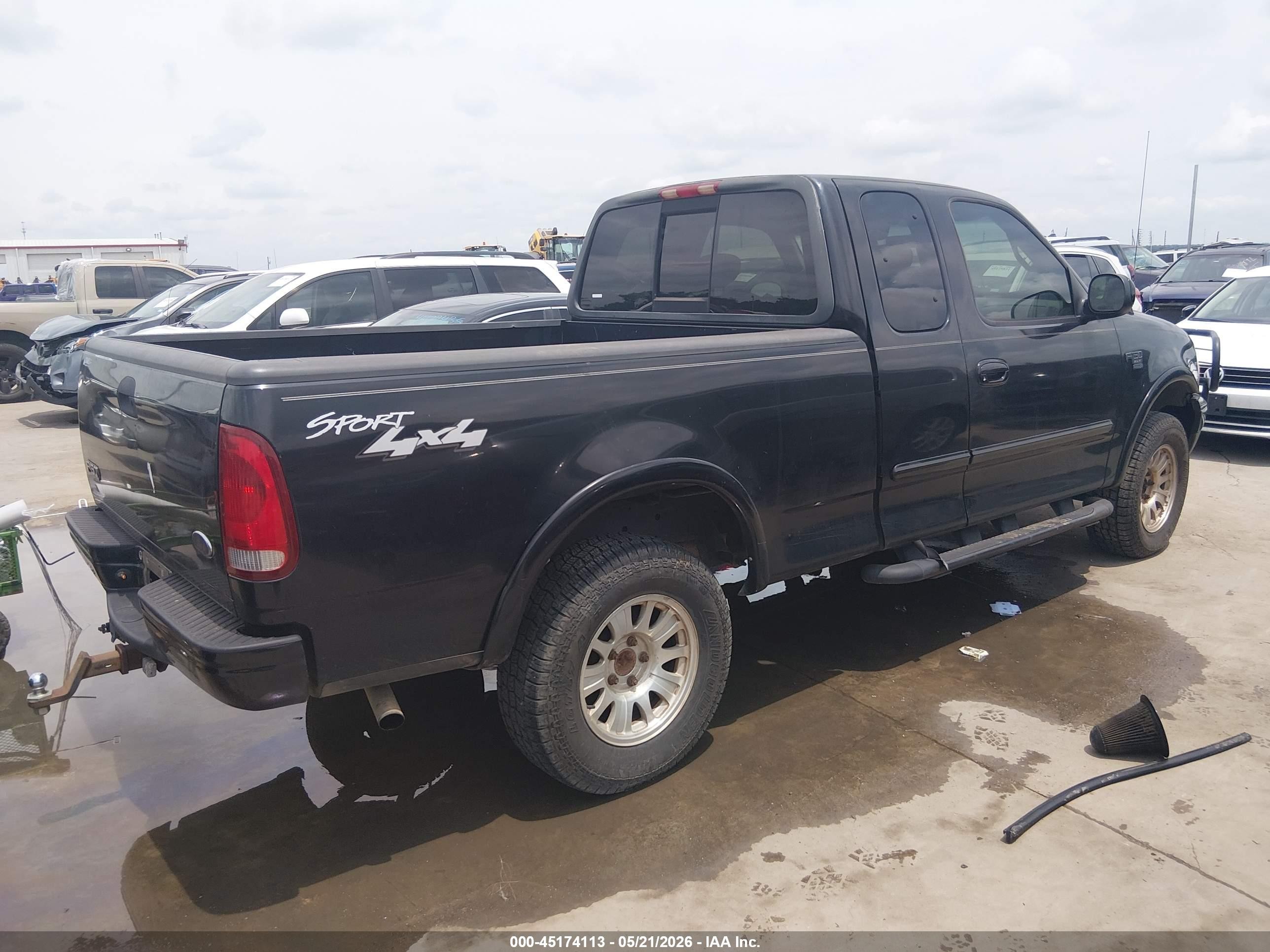 2001 Ford F-150 Lariat/xl/xlt Black vin: 1FTRX18L81NB41572