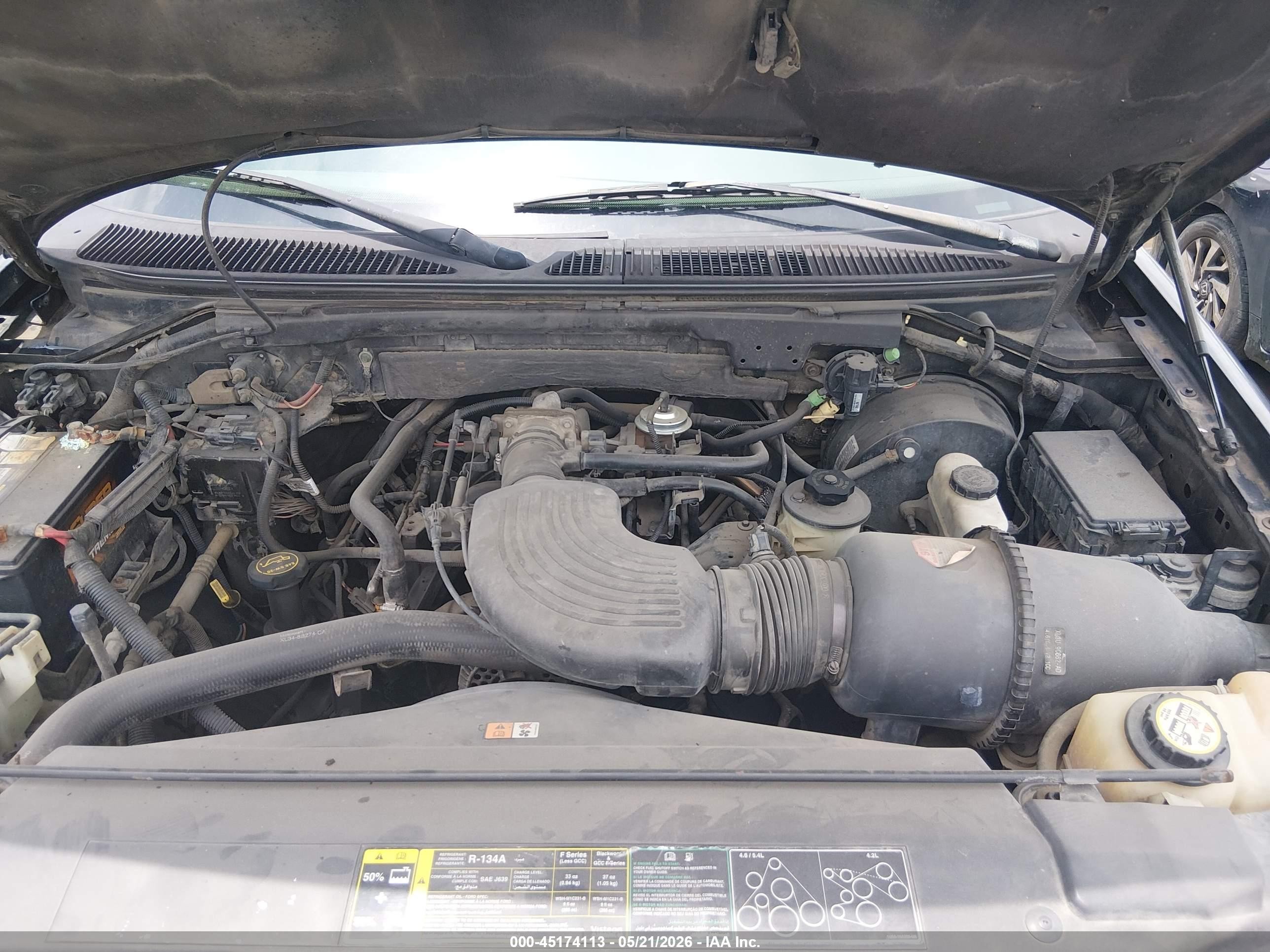 2001 Ford F-150 Lariat/xl/xlt Black vin: 1FTRX18L81NB41572