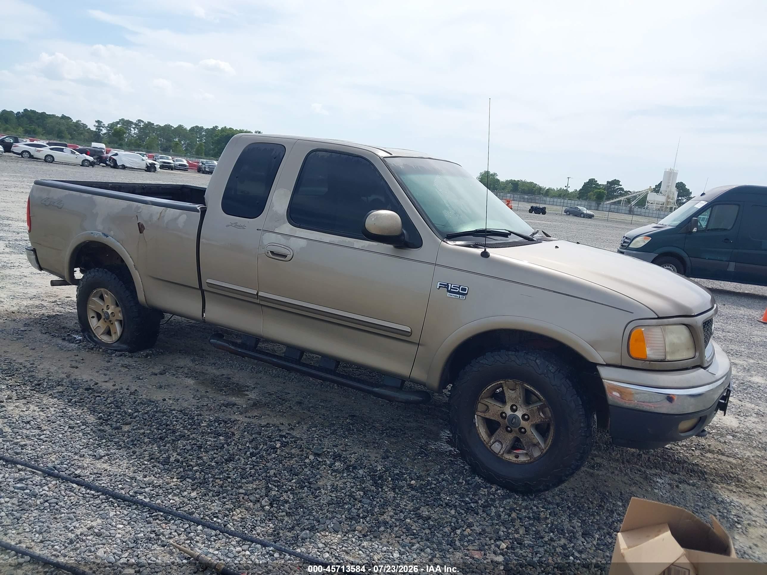 2001 Ford F-150 Lariat/xl/xlt Brown vin: 1FTRX18L81NB42026