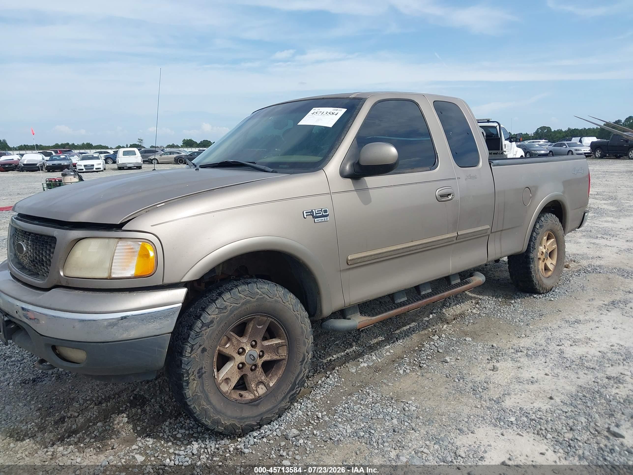2001 Ford F-150 Lariat/xl/xlt Brown vin: 1FTRX18L81NB42026