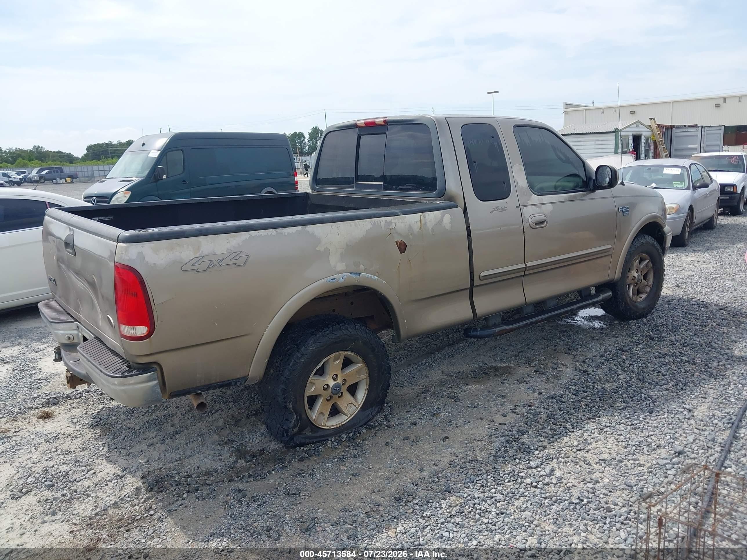 2001 Ford F-150 Lariat/xl/xlt Brown vin: 1FTRX18L81NB42026