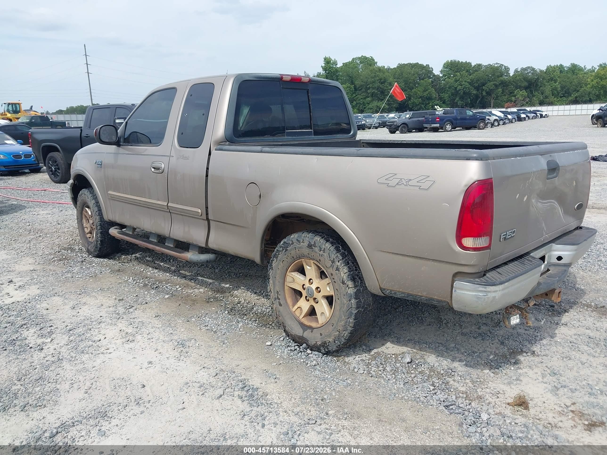 2001 Ford F-150 Lariat/xl/xlt Brown vin: 1FTRX18L81NB42026