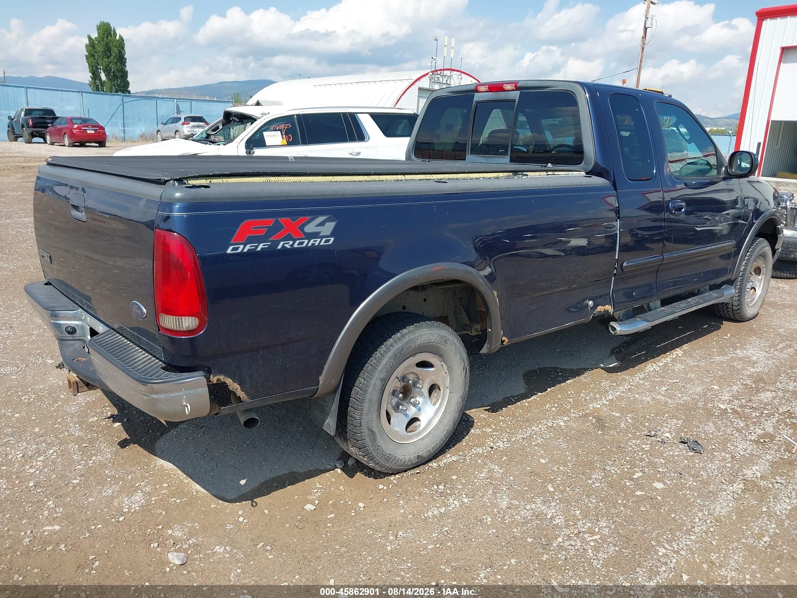 2002 Ford F-150 Lariat/xl/xlt Blue vin: 1FTRX18L82NB28239