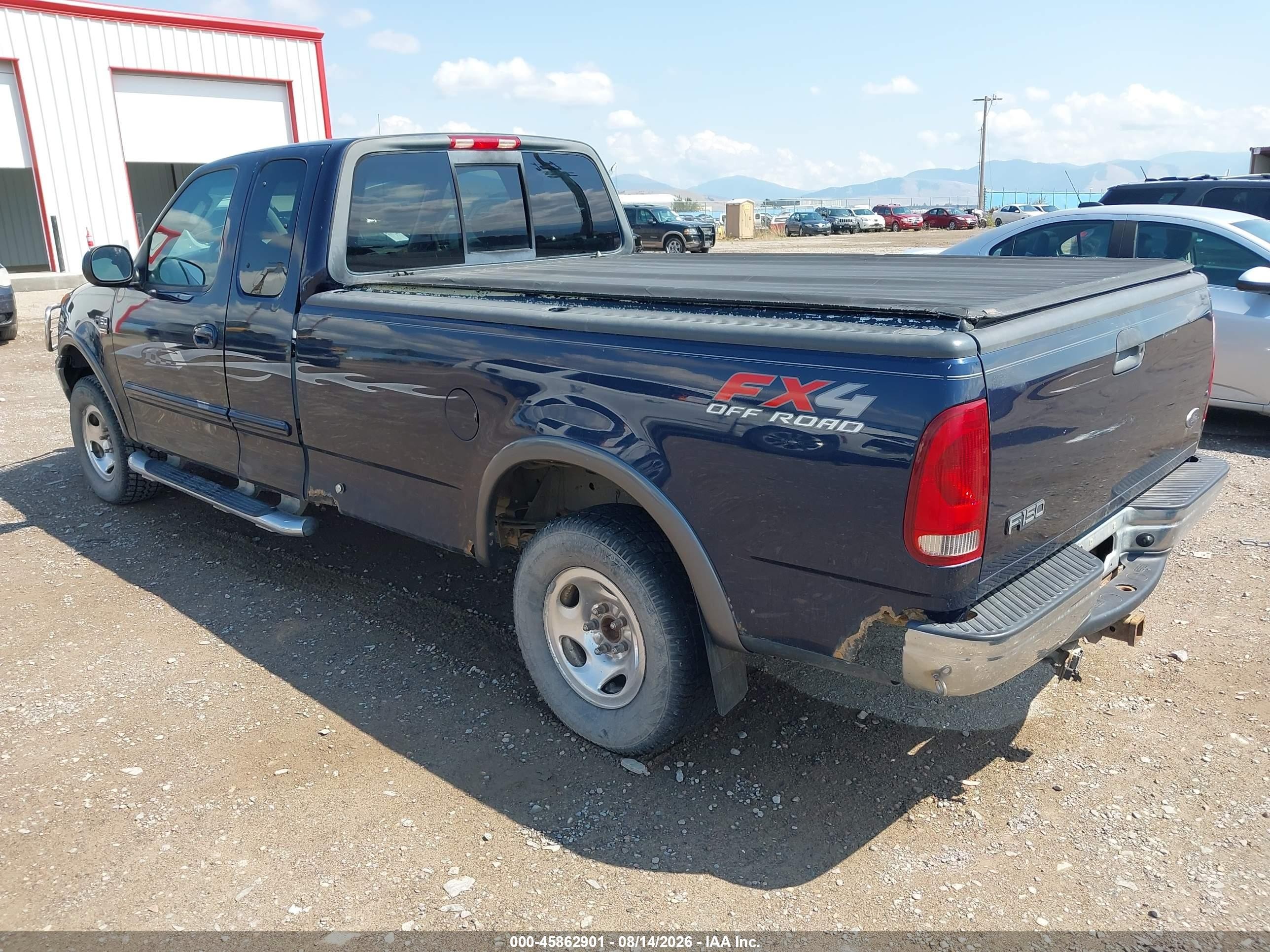 2002 Ford F-150 Lariat/xl/xlt Blue vin: 1FTRX18L82NB28239