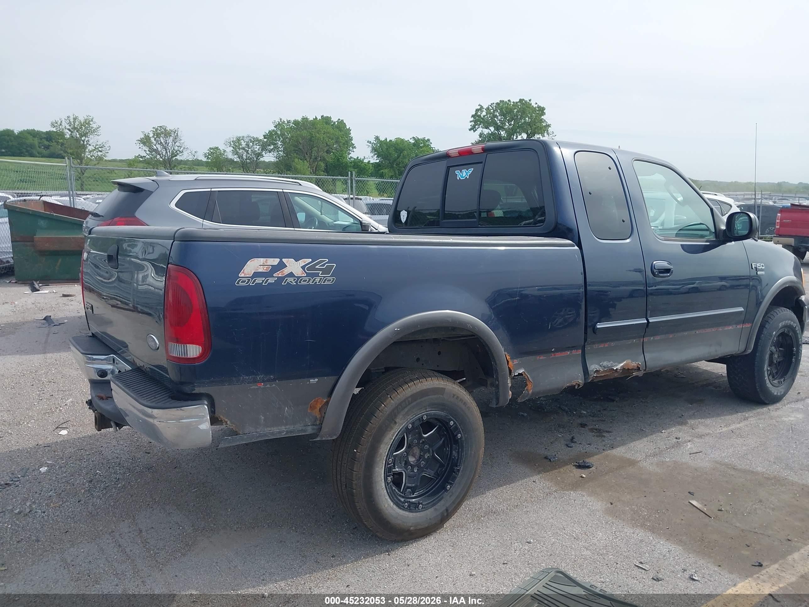 2003 Ford F-150 Lariat/xl/xlt Dark Blue vin: 1FTRX18L83NB94968