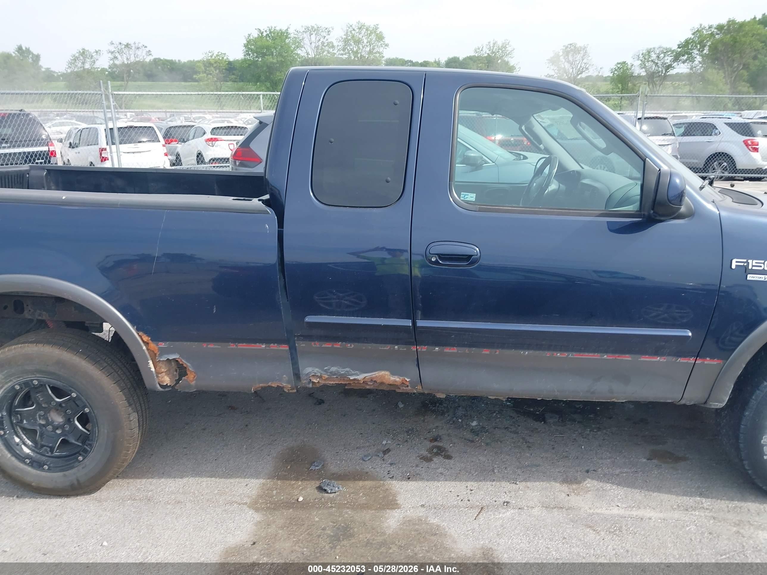 2003 Ford F-150 Lariat/xl/xlt Dark Blue vin: 1FTRX18L83NB94968
