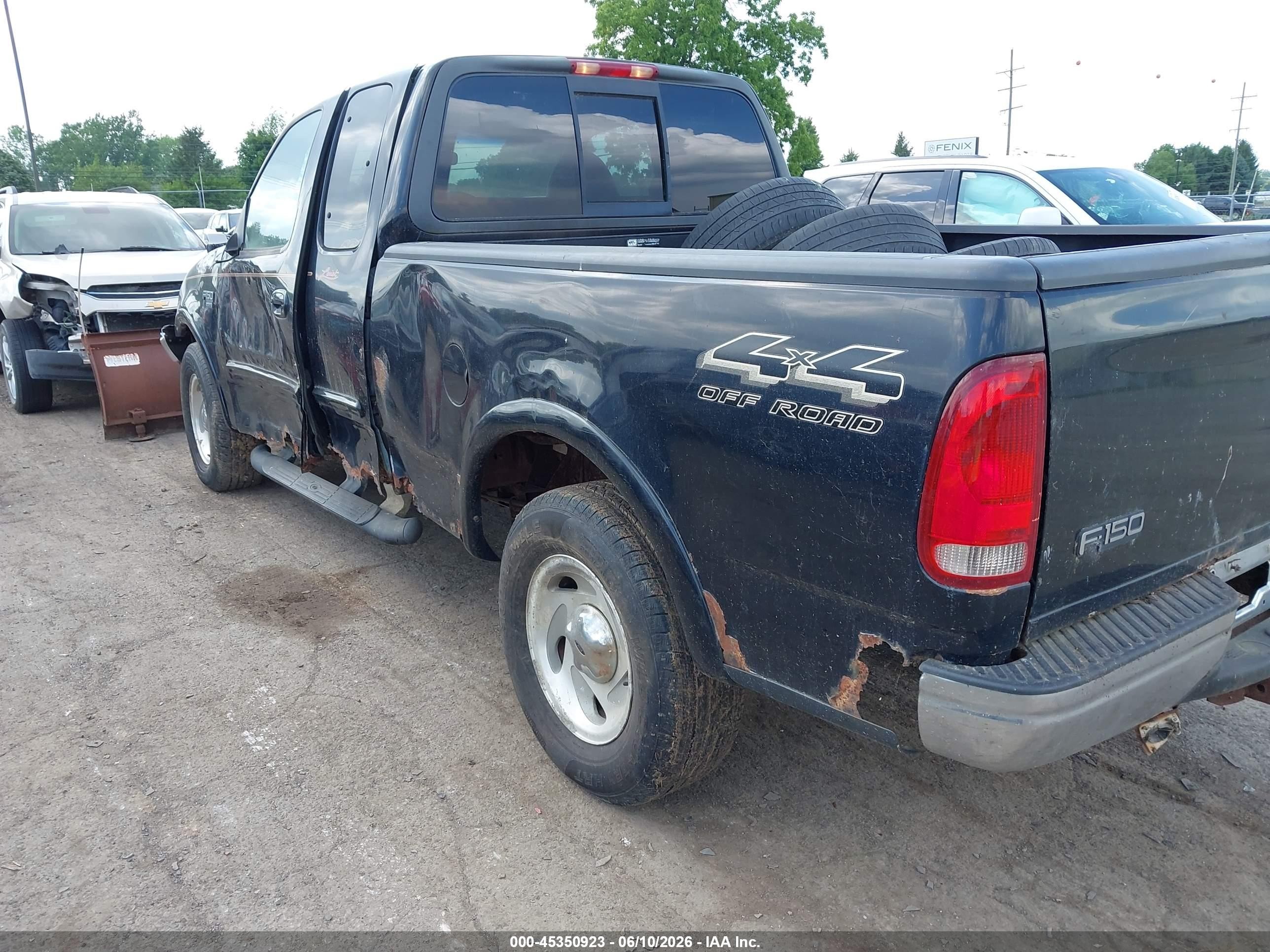 2000 Ford F-150 Lariat/work Series/xl/xlt Black vin: 1FTRX18L8YNB01213