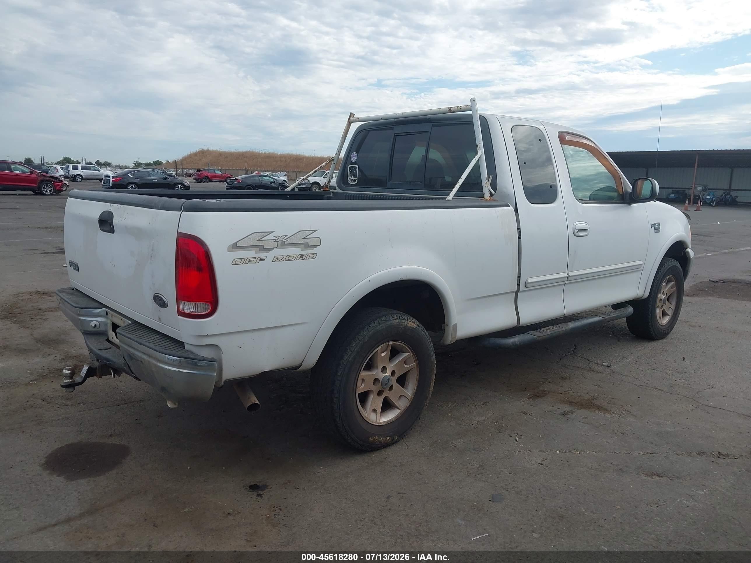 1999 Ford F-150 Lariat/xl/xlt Белый vin: 1FTRX18L9XNA24270