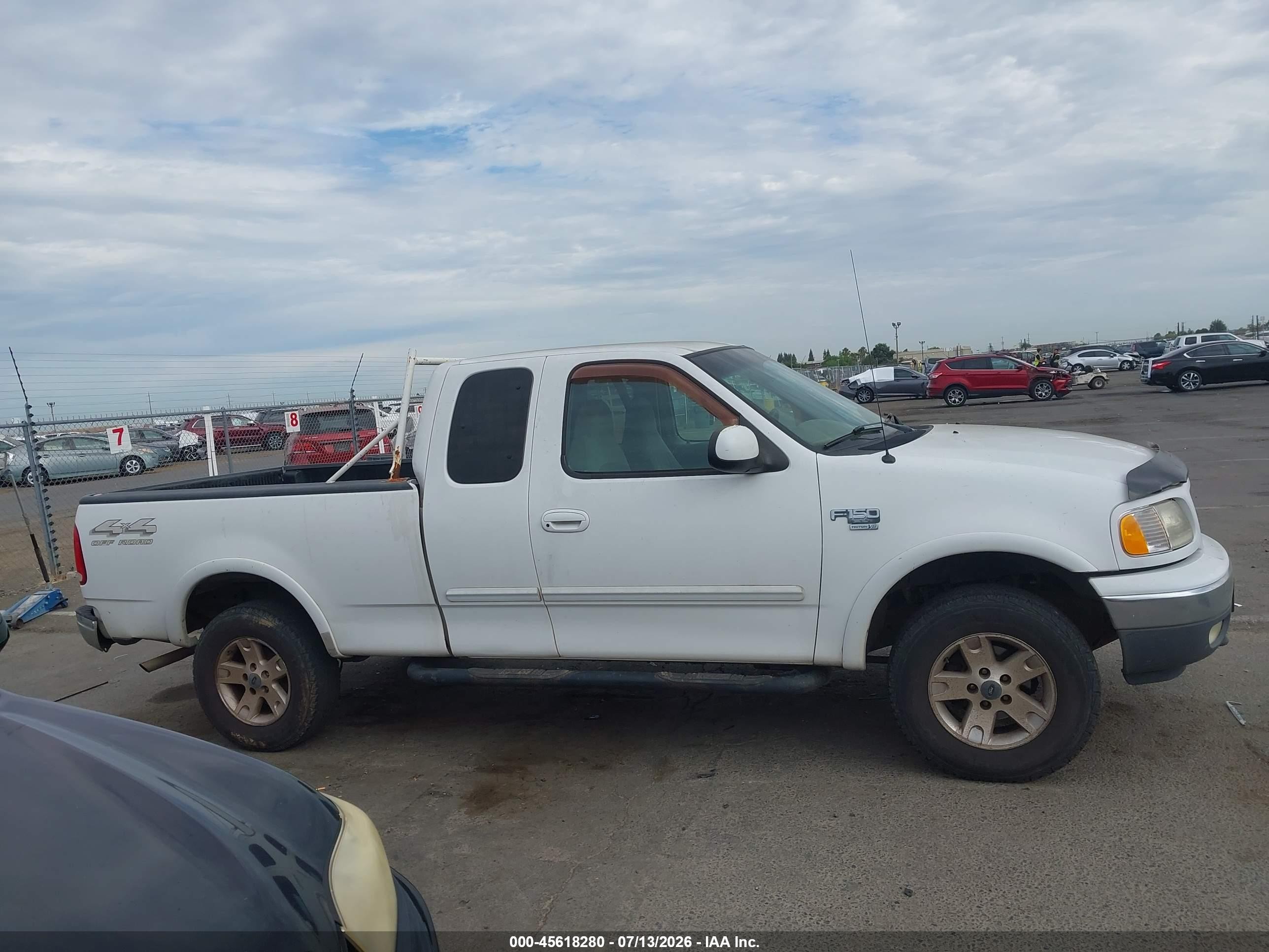1999 Ford F-150 Lariat/xl/xlt Белый vin: 1FTRX18L9XNA24270