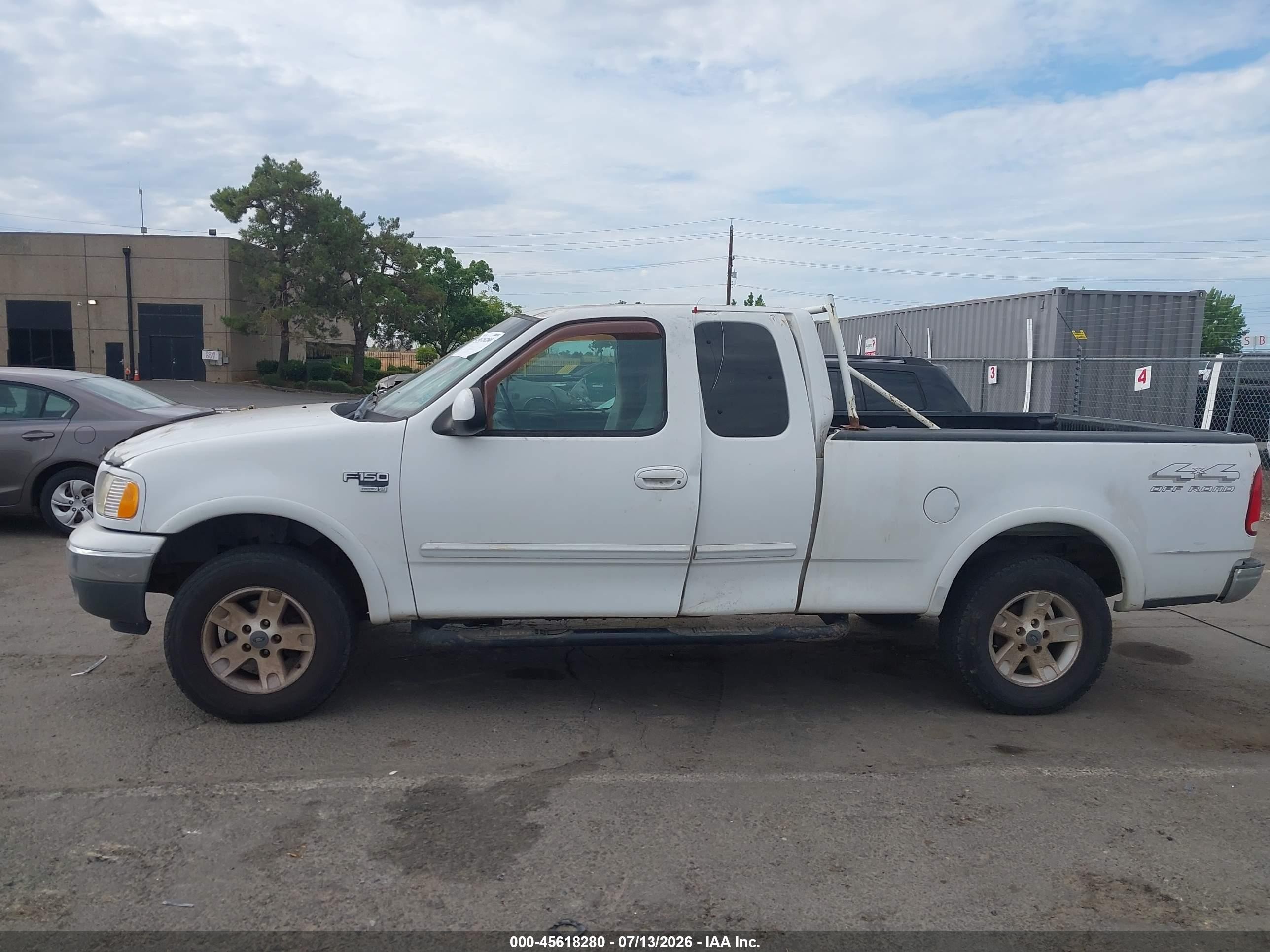 1999 Ford F-150 Lariat/xl/xlt Белый vin: 1FTRX18L9XNA24270