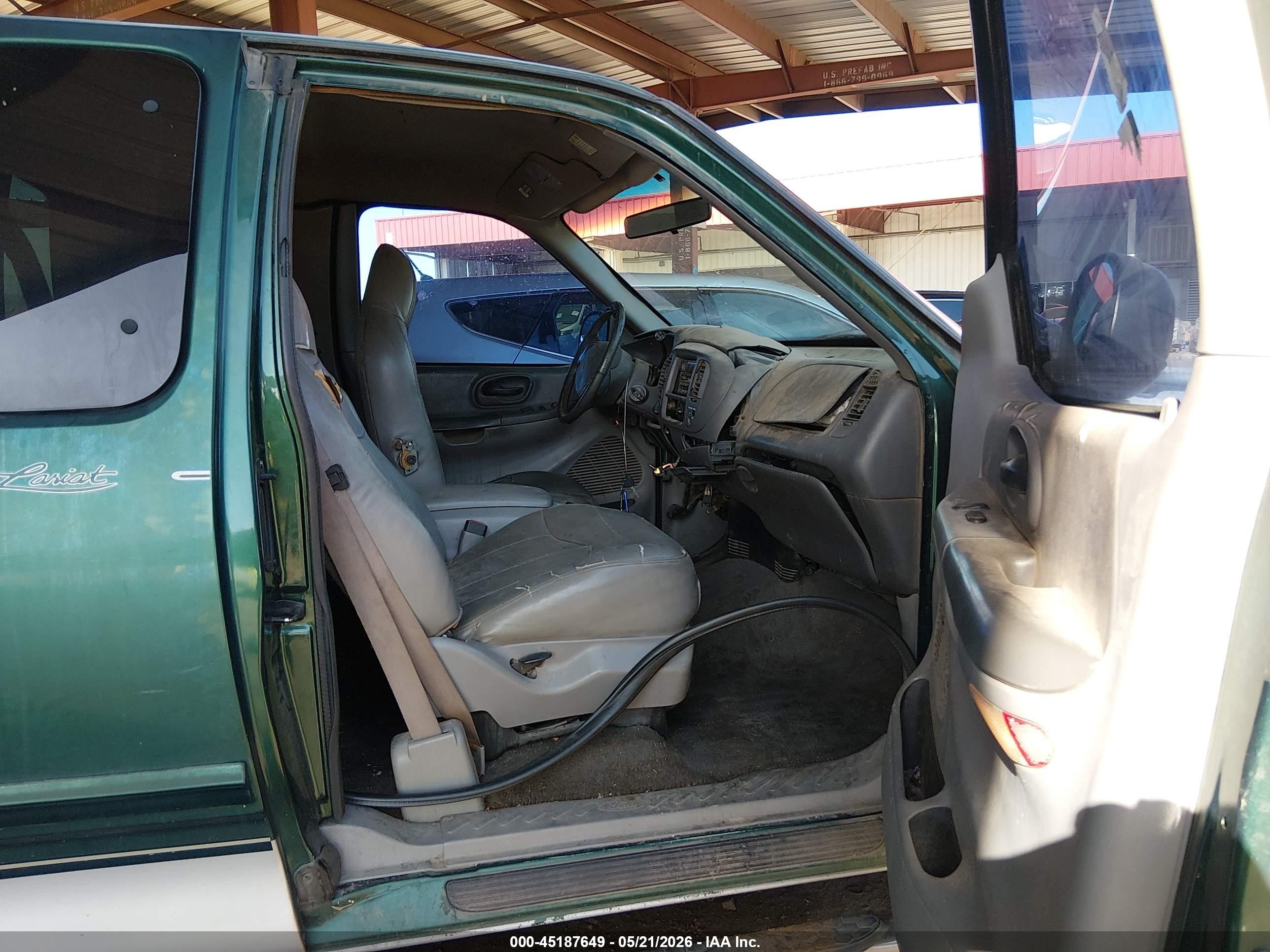 1999 Ford F-150 Lariat/xl/xlt Green vin: 1FTRX18L9XNB12655