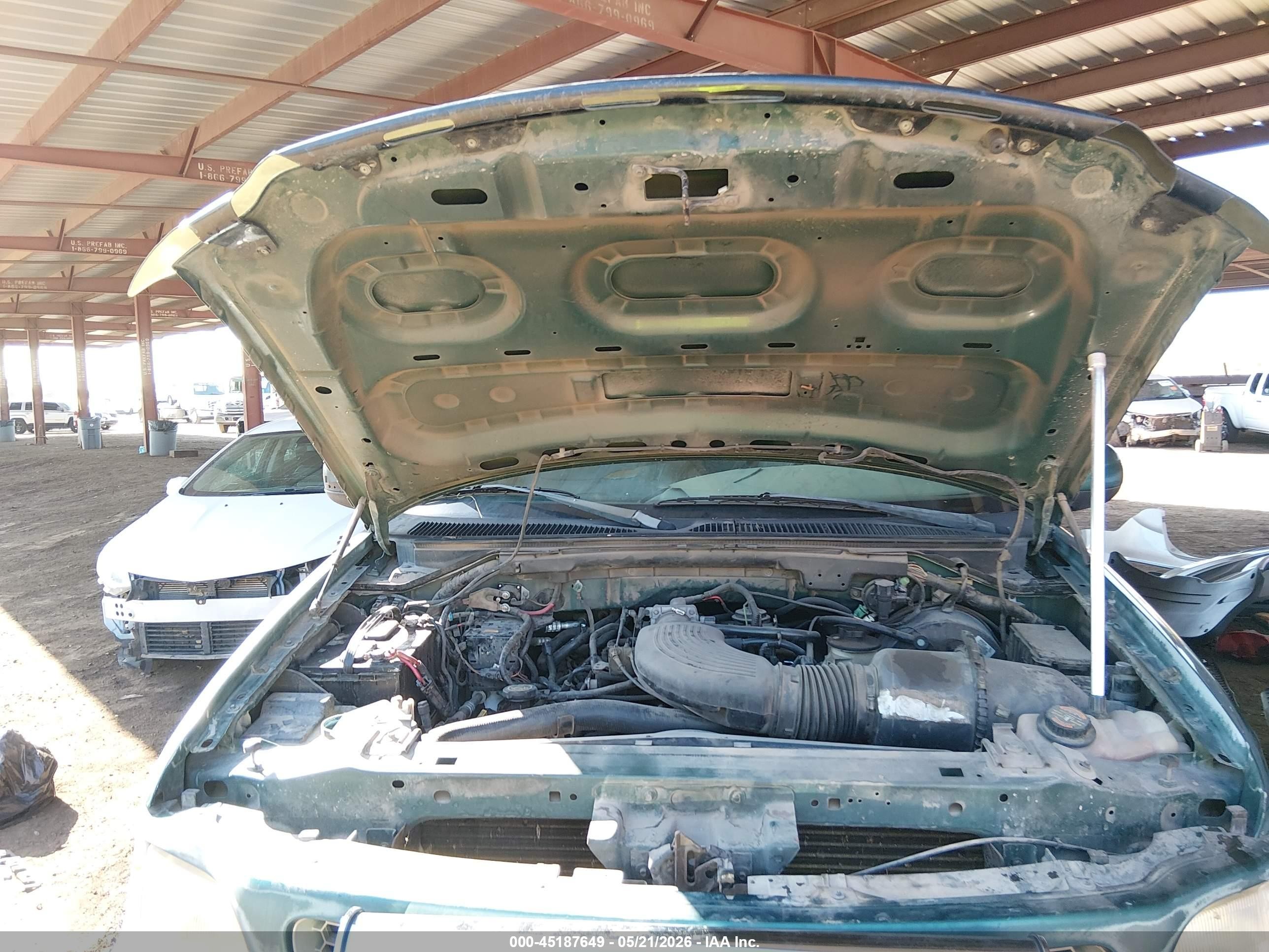 1999 Ford F-150 Lariat/xl/xlt Green vin: 1FTRX18L9XNB12655