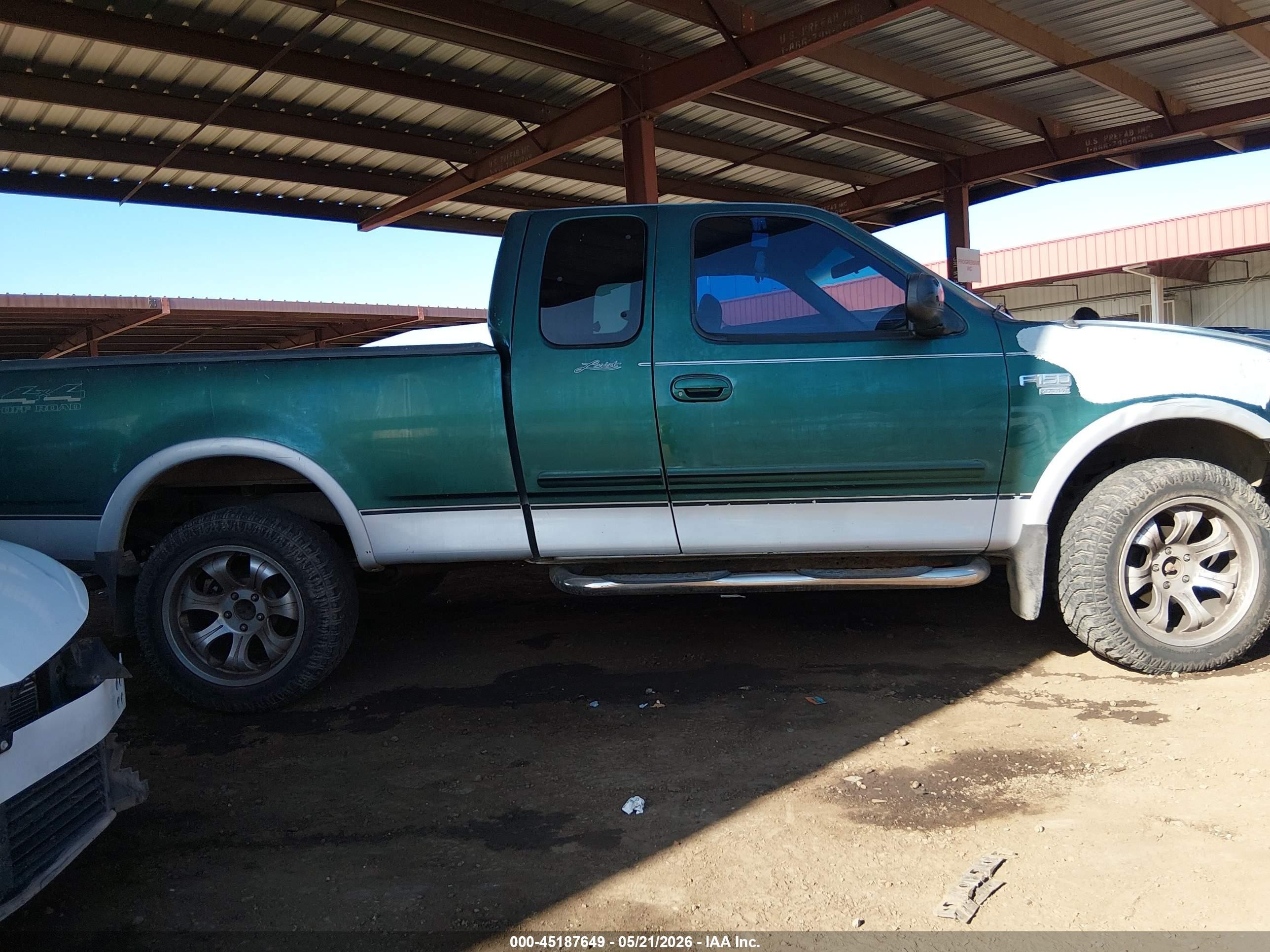 1999 Ford F-150 Lariat/xl/xlt Green vin: 1FTRX18L9XNB12655