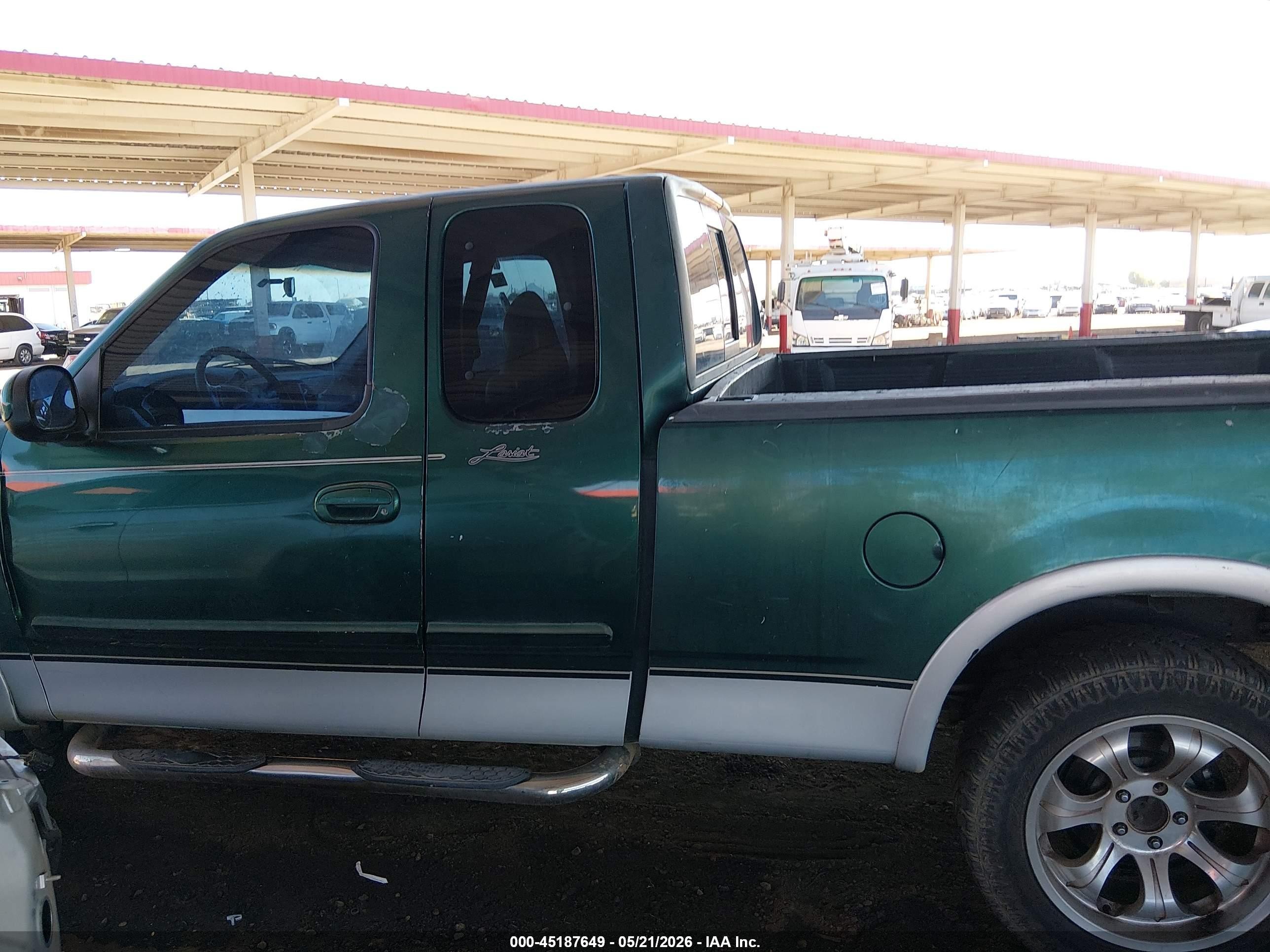 1999 Ford F-150 Lariat/xl/xlt Green vin: 1FTRX18L9XNB12655