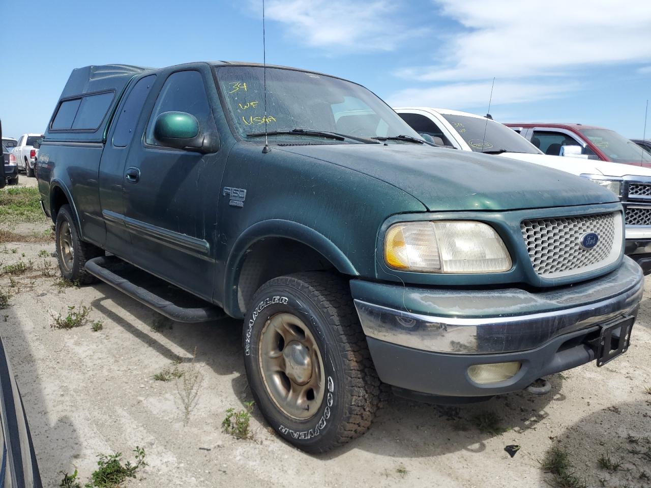 1999 Ford F150 Зеленый vin: 1FTRX18L9XNB93317