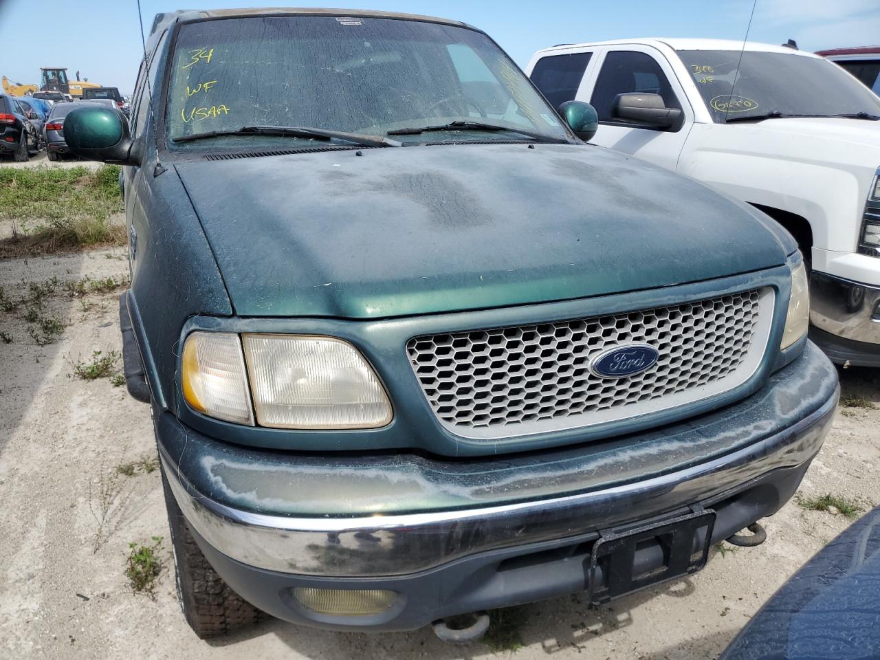 1999 Ford F150 Зеленый vin: 1FTRX18L9XNB93317