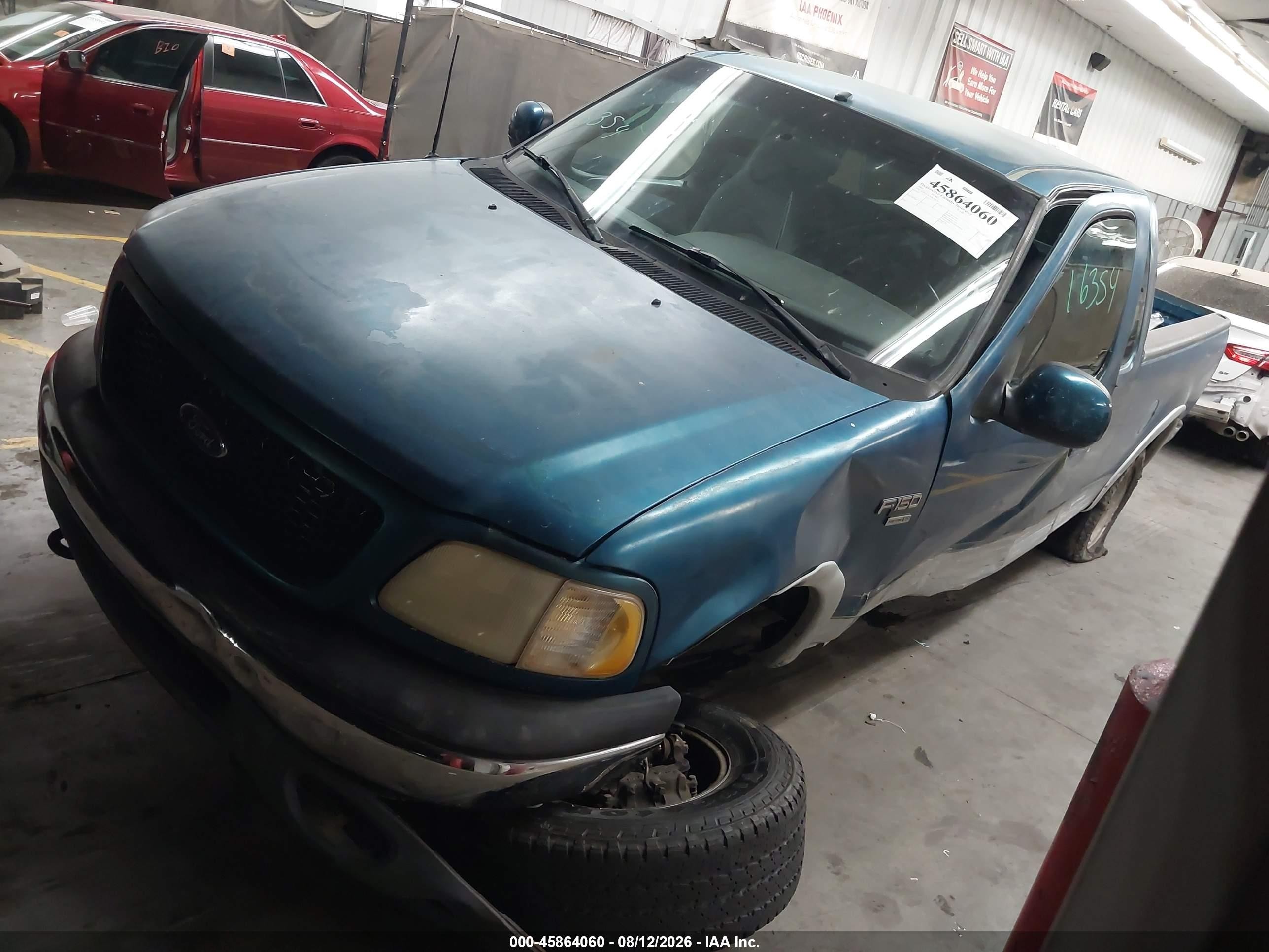 2001 Ford F-150 Lariat/xl/xlt Blue vin: 1FTRX18LX1KF04570