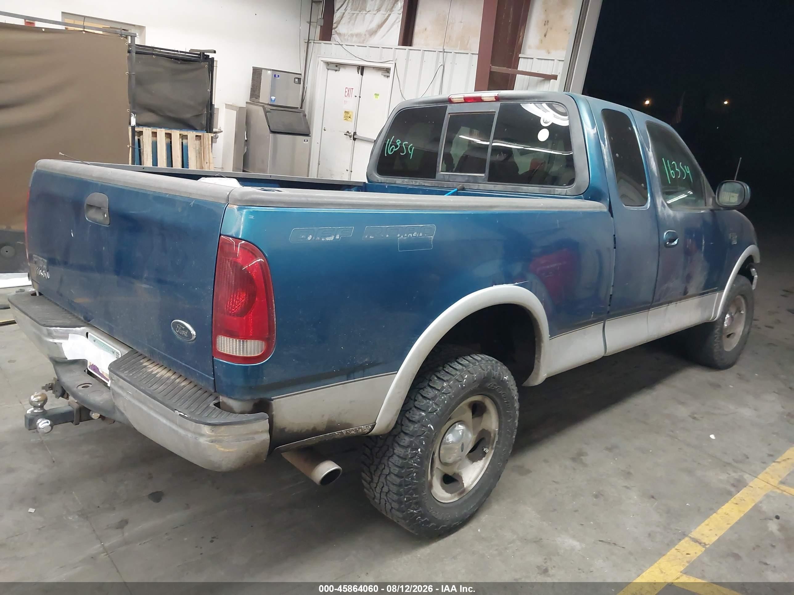 2001 Ford F-150 Lariat/xl/xlt Blue vin: 1FTRX18LX1KF04570