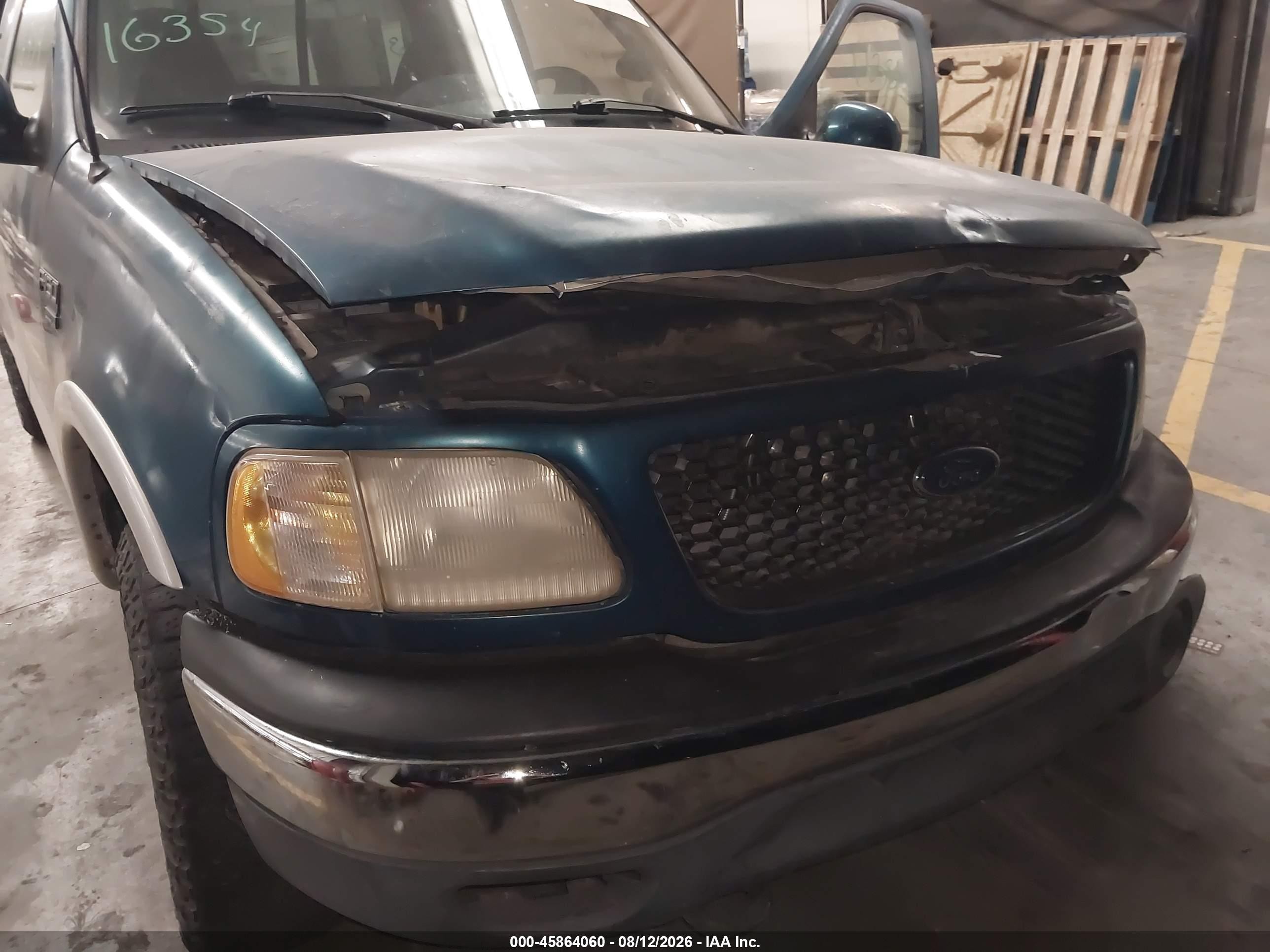 2001 Ford F-150 Lariat/xl/xlt Blue vin: 1FTRX18LX1KF04570