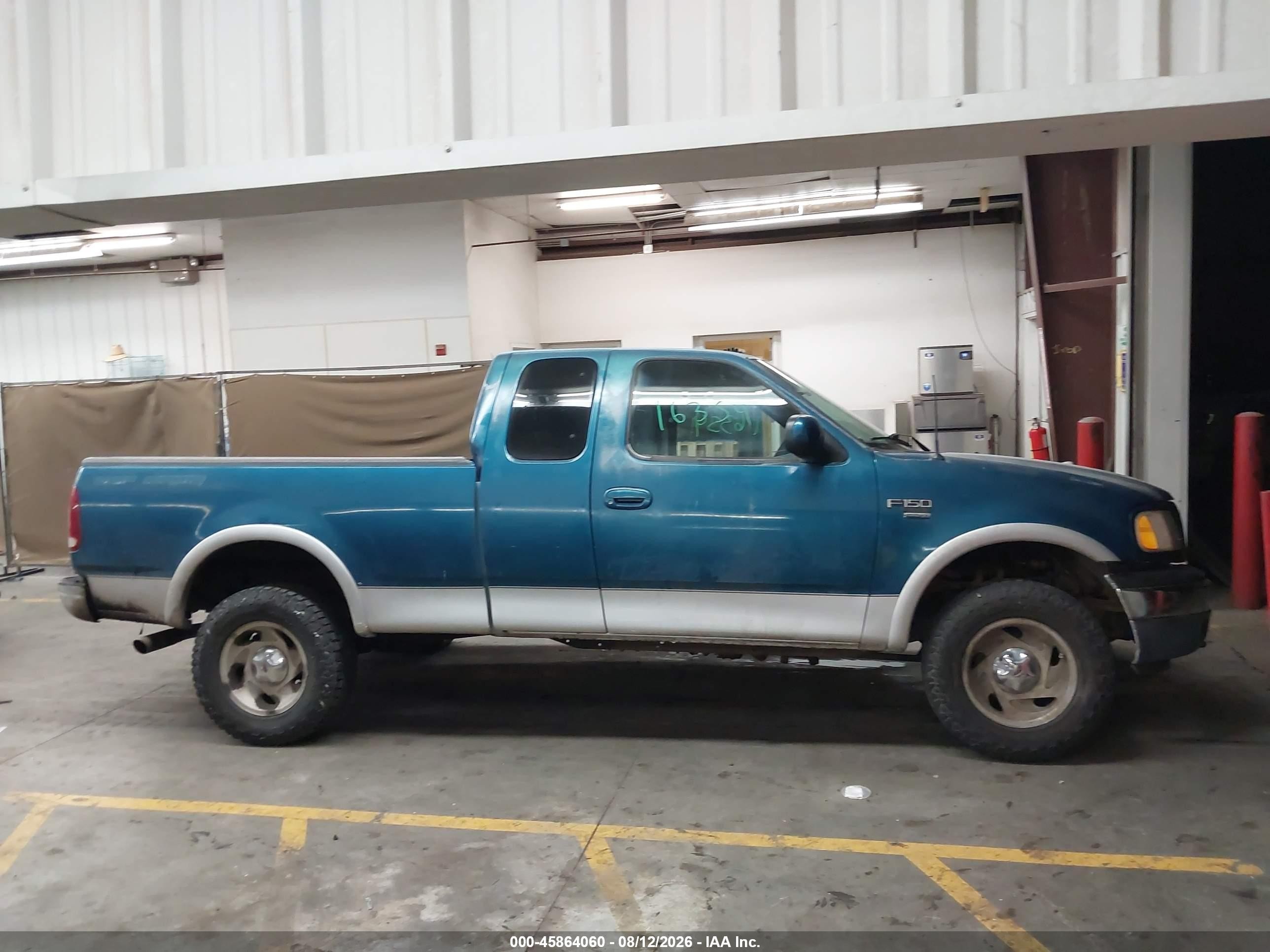2001 Ford F-150 Lariat/xl/xlt Blue vin: 1FTRX18LX1KF04570