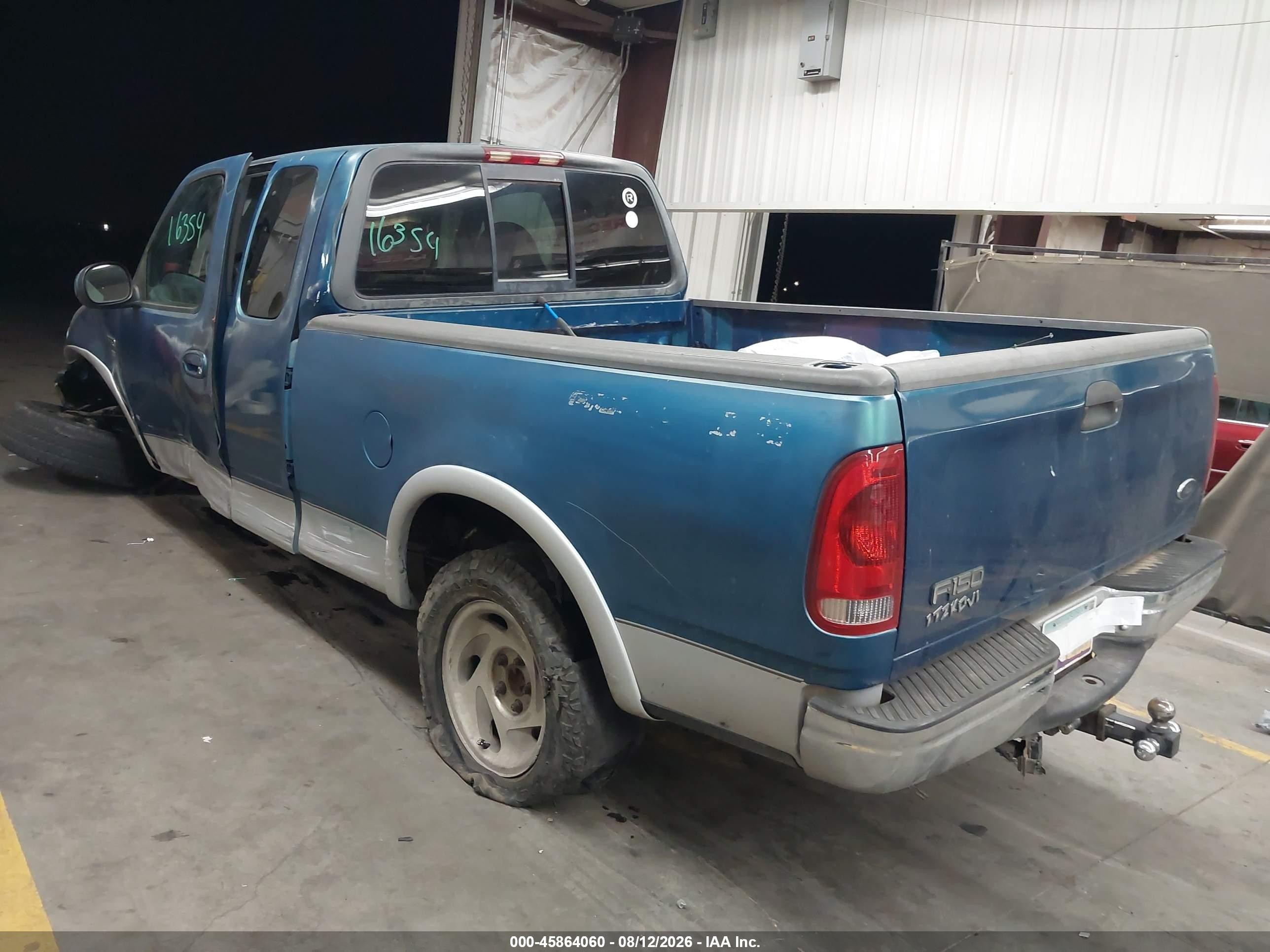 2001 Ford F-150 Lariat/xl/xlt Blue vin: 1FTRX18LX1KF04570