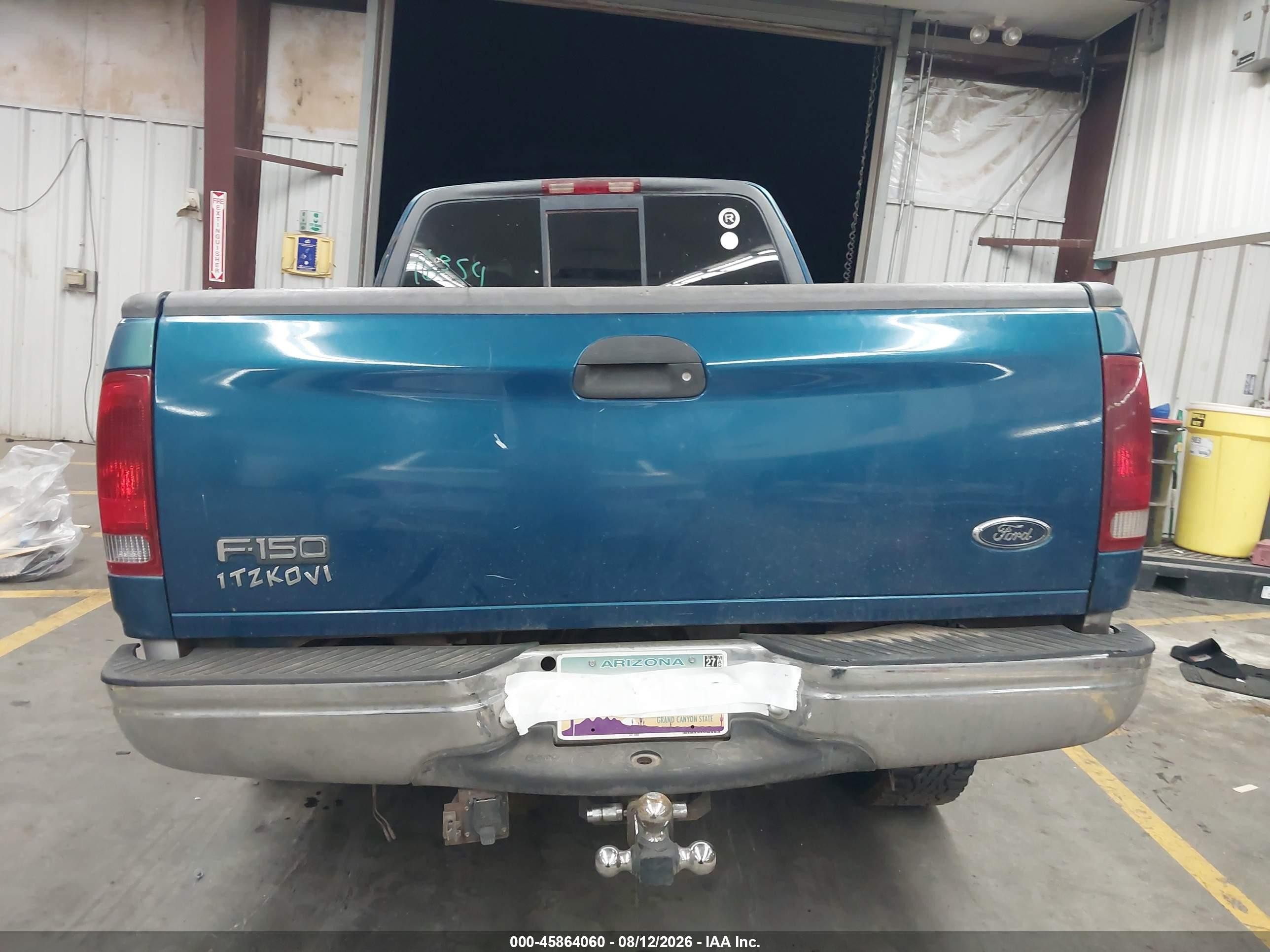 2001 Ford F-150 Lariat/xl/xlt Blue vin: 1FTRX18LX1KF04570