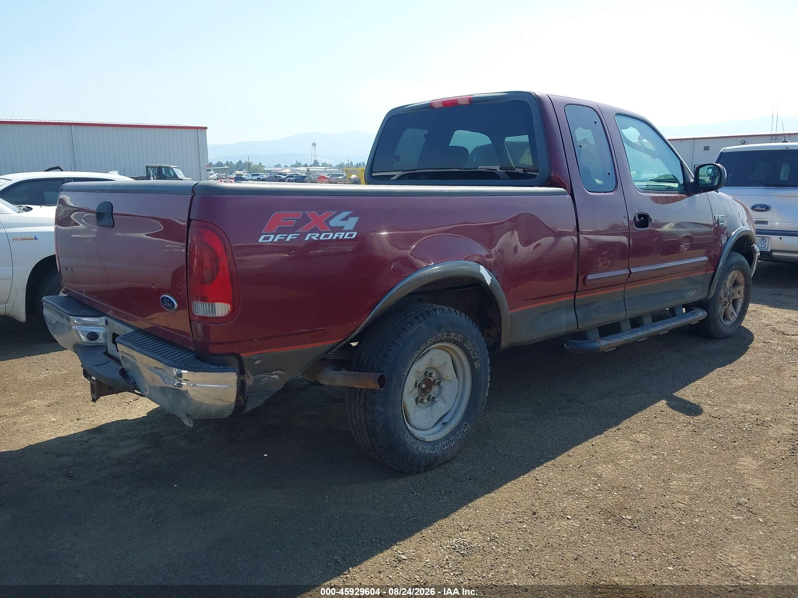 2003 Ford F-150 Lariat/xl/xlt Burgundy vin: 1FTRX18LX3NB16594