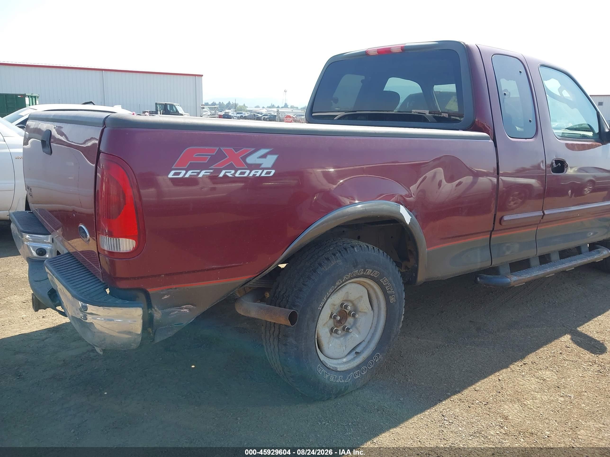 2003 Ford F-150 Lariat/xl/xlt Burgundy vin: 1FTRX18LX3NB16594