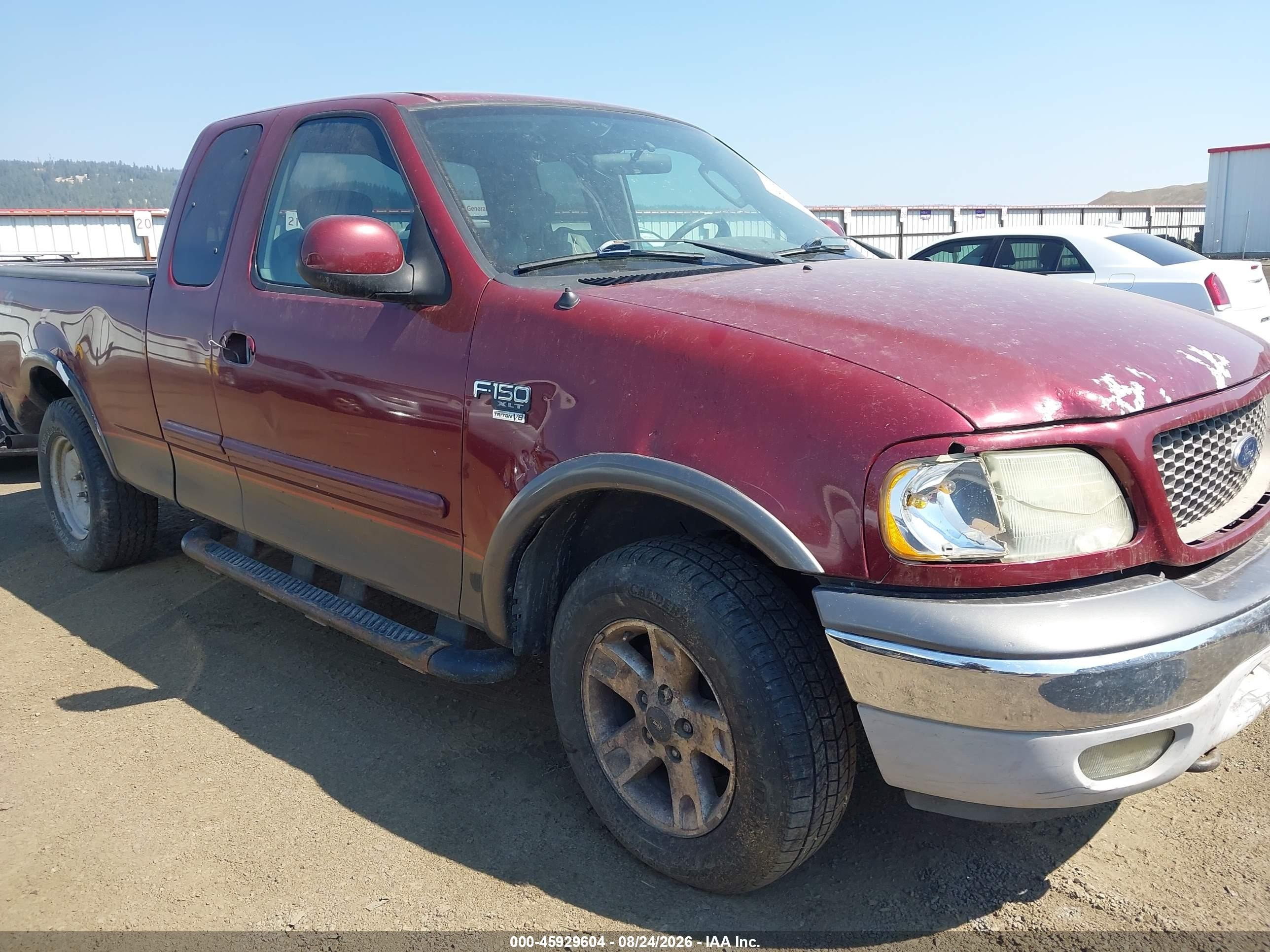 2003 Ford F-150 Lariat/xl/xlt Burgundy vin: 1FTRX18LX3NB16594