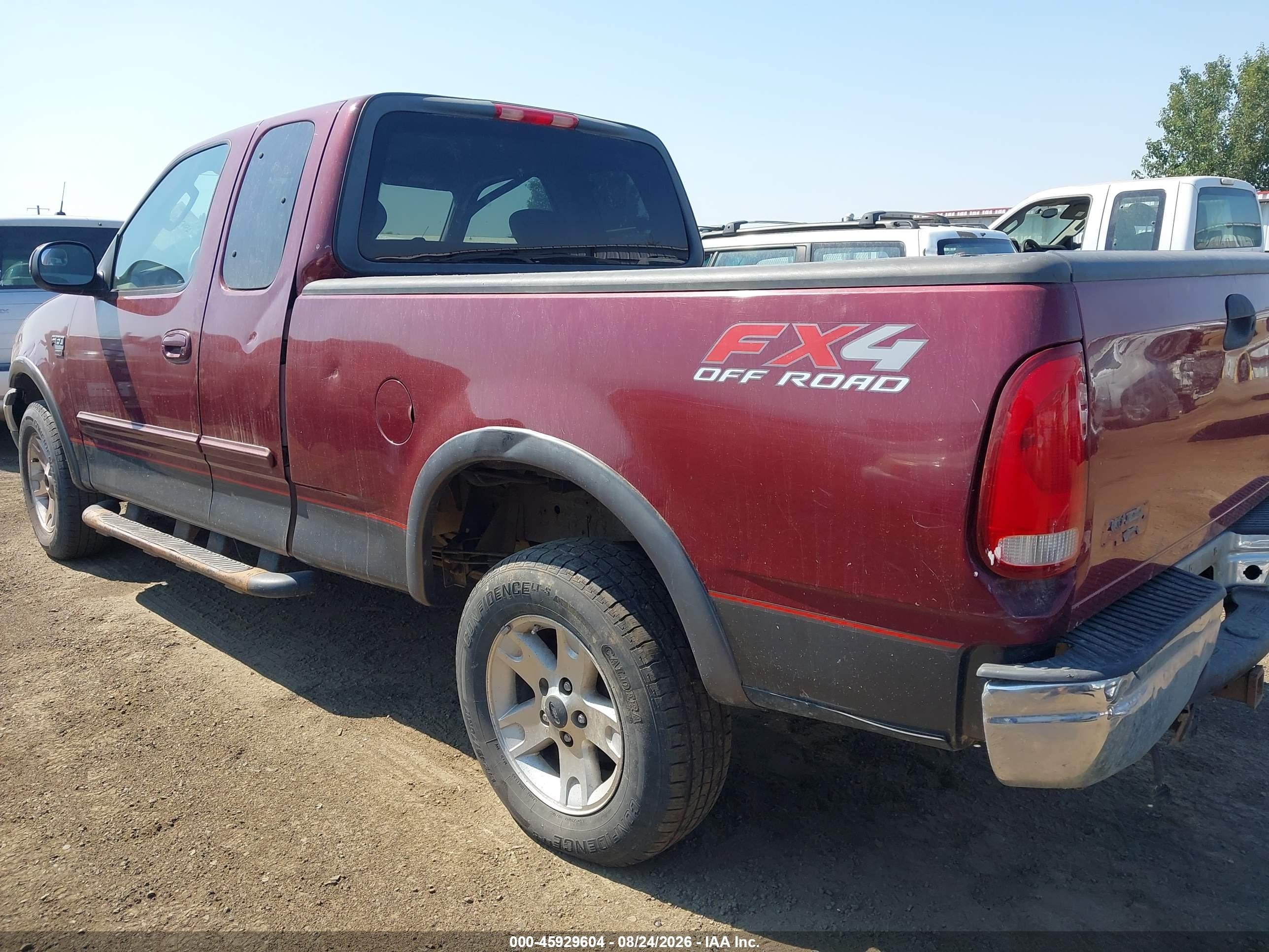 2003 Ford F-150 Lariat/xl/xlt Burgundy vin: 1FTRX18LX3NB16594