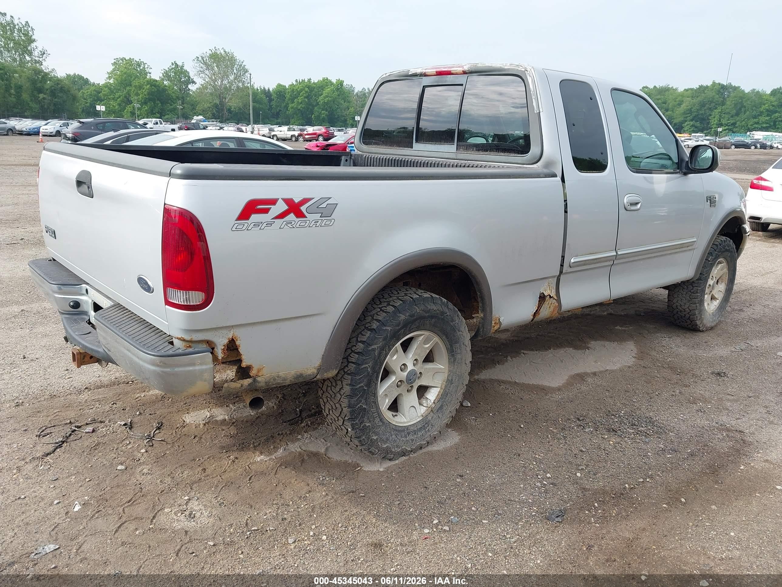 2003 Ford F-150 Lariat/xl/xlt Gray vin: 1FTRX18LX3NB46971