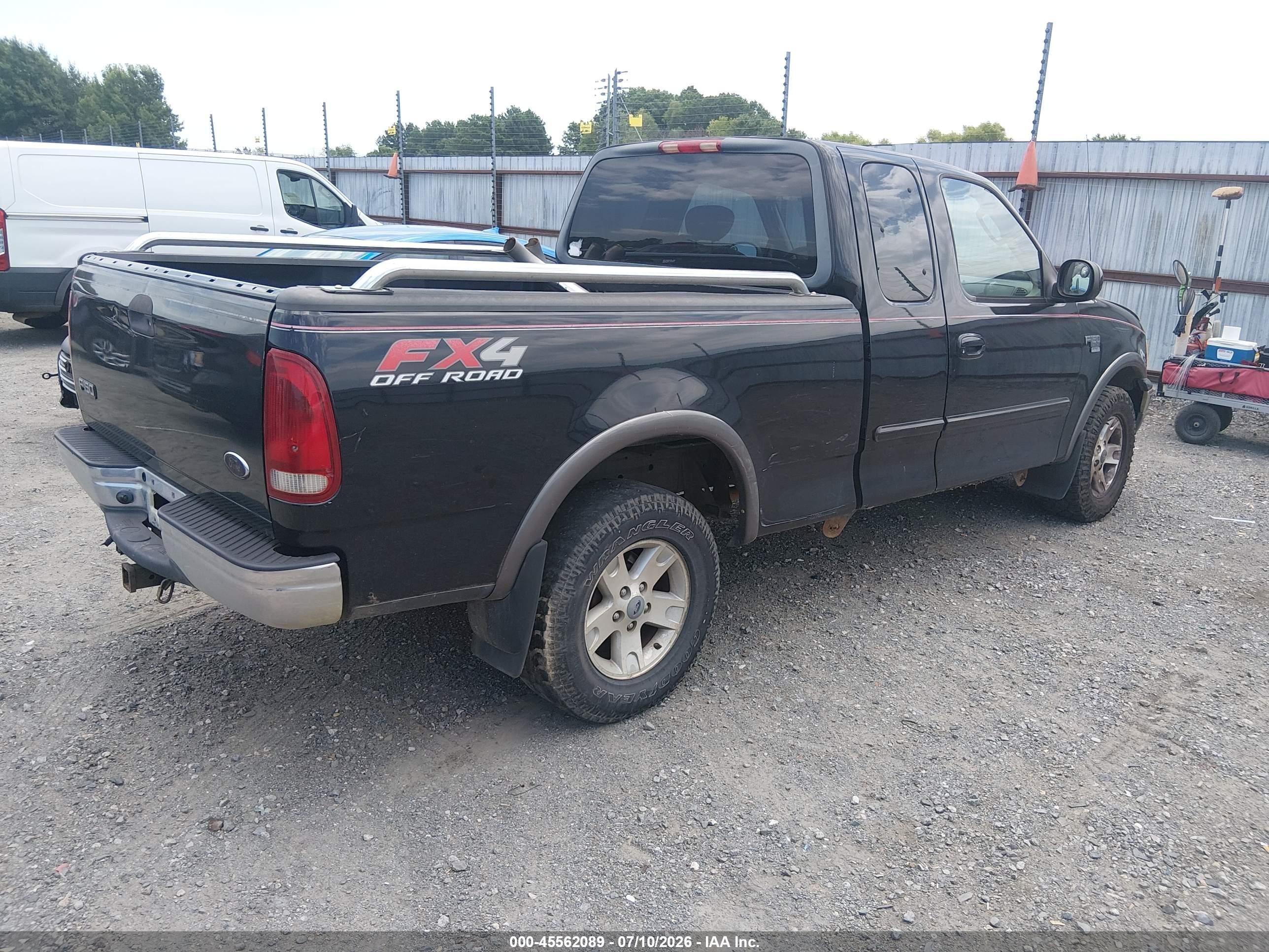 2003 Ford F-150 Lariat/xl/xlt Black vin: 1FTRX18LX3NB72468