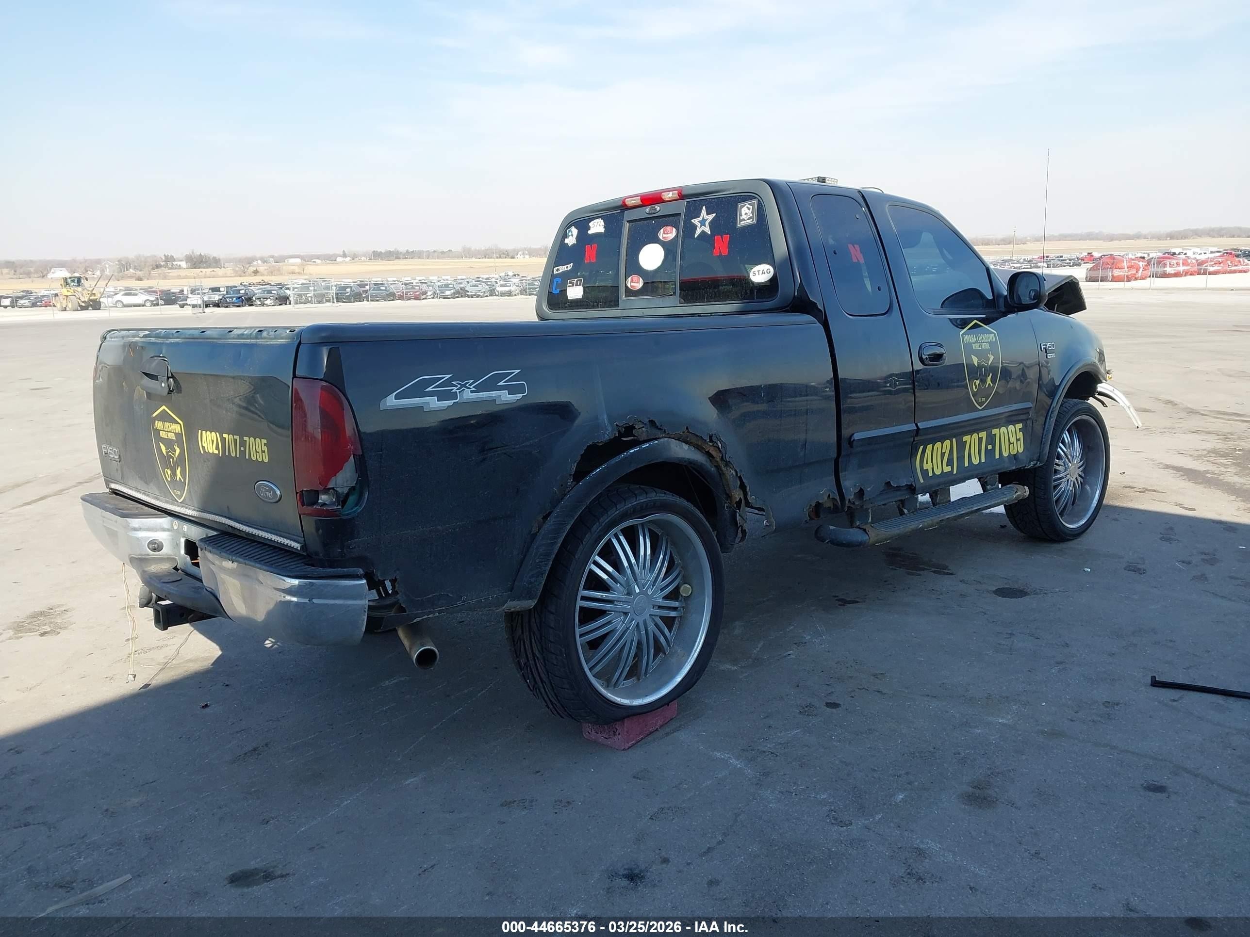 2000 Ford F-150 Lariat/work Series/xl/xlt Green vin: 1FTRX18LXYNC09607