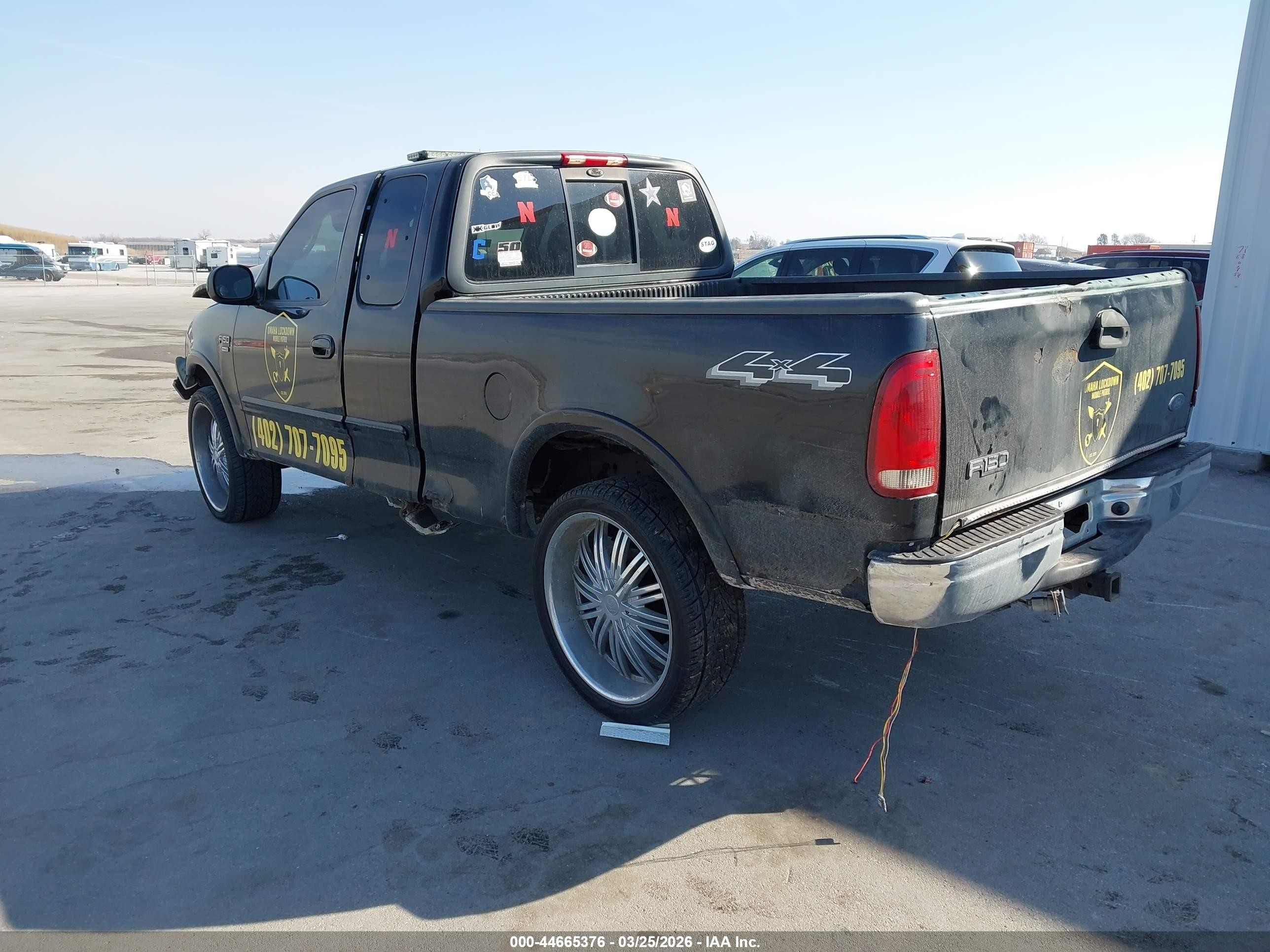 2000 Ford F-150 Lariat/work Series/xl/xlt Green vin: 1FTRX18LXYNC09607