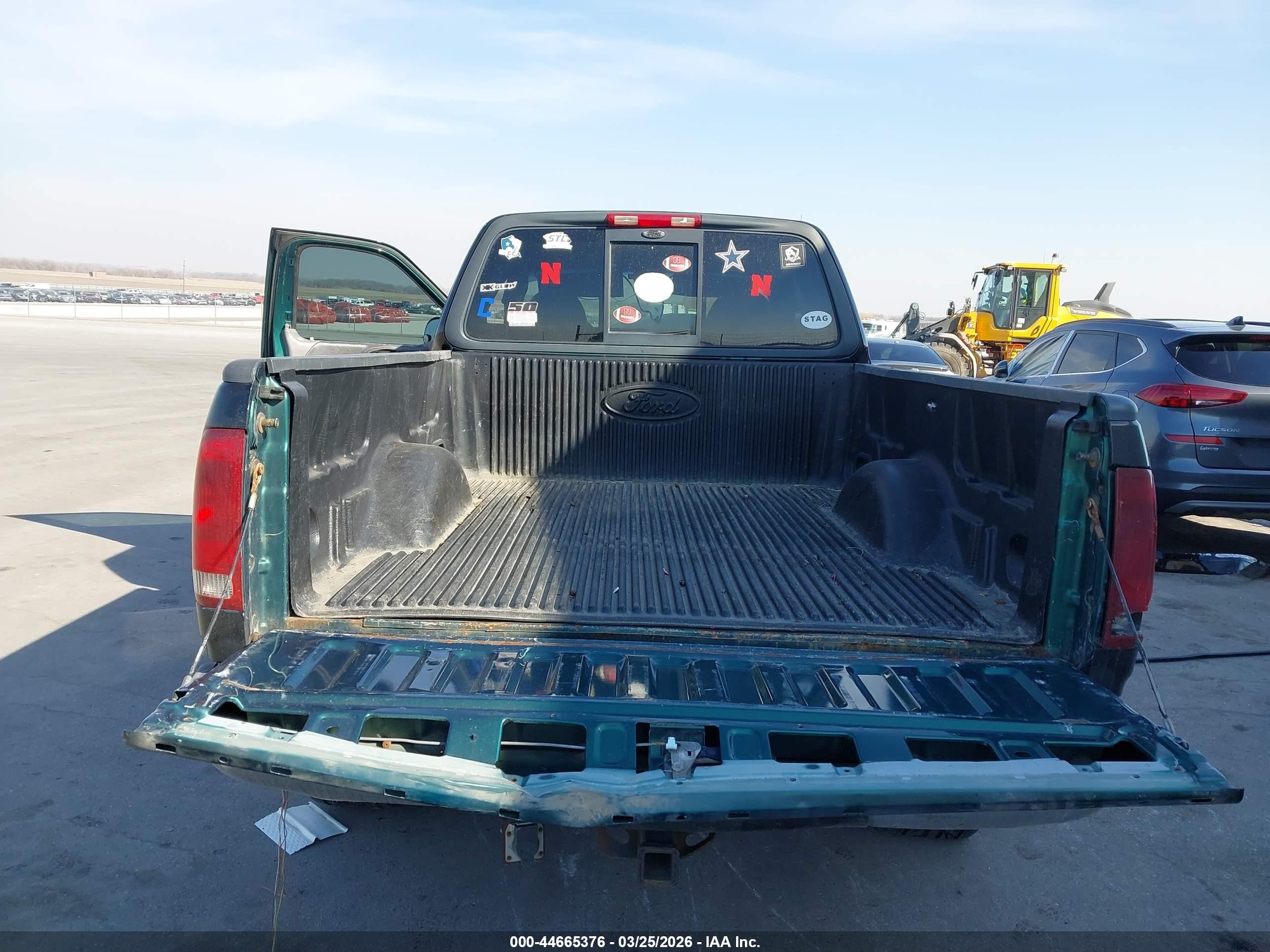 2000 Ford F-150 Lariat/work Series/xl/xlt Green vin: 1FTRX18LXYNC09607